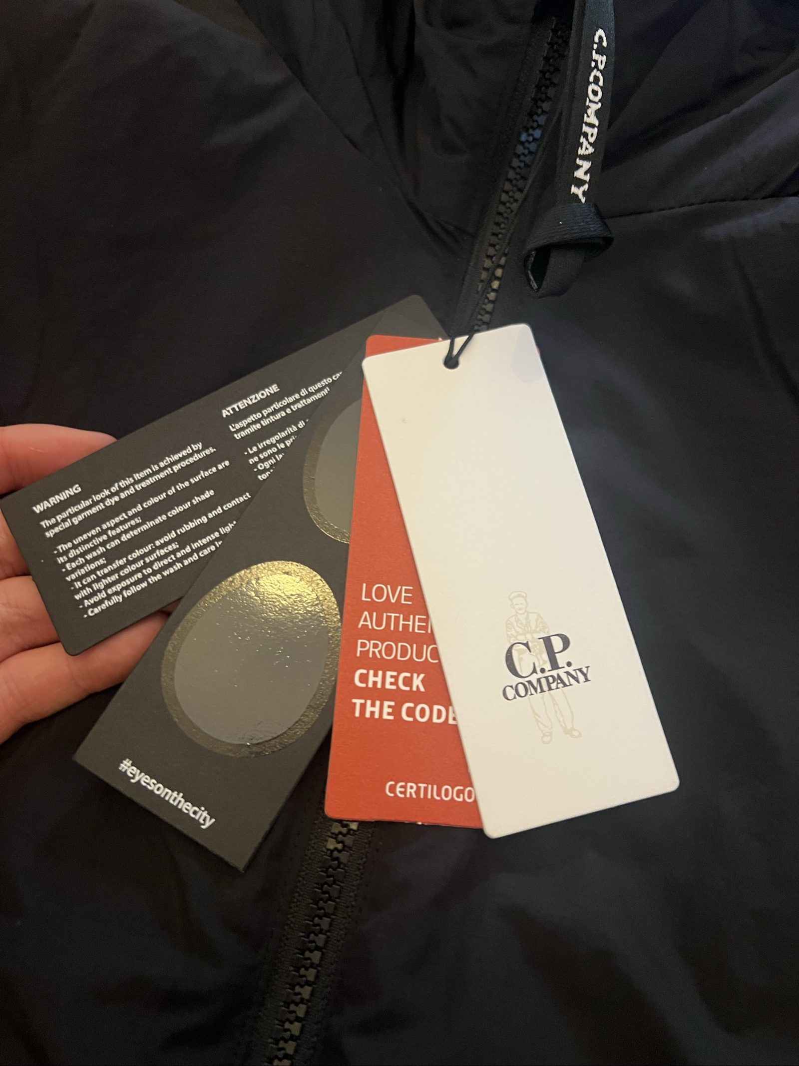 C.P. Company GD Shell Mixed Goggle Hooded Jacket image 5