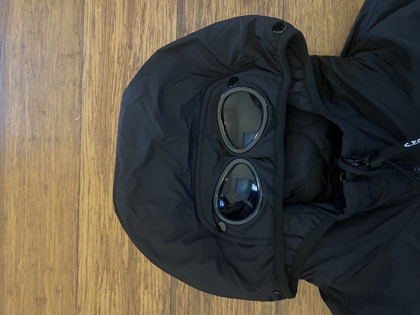 C.P. Company GD Shell Mixed Goggle Hooded Jacket image 8