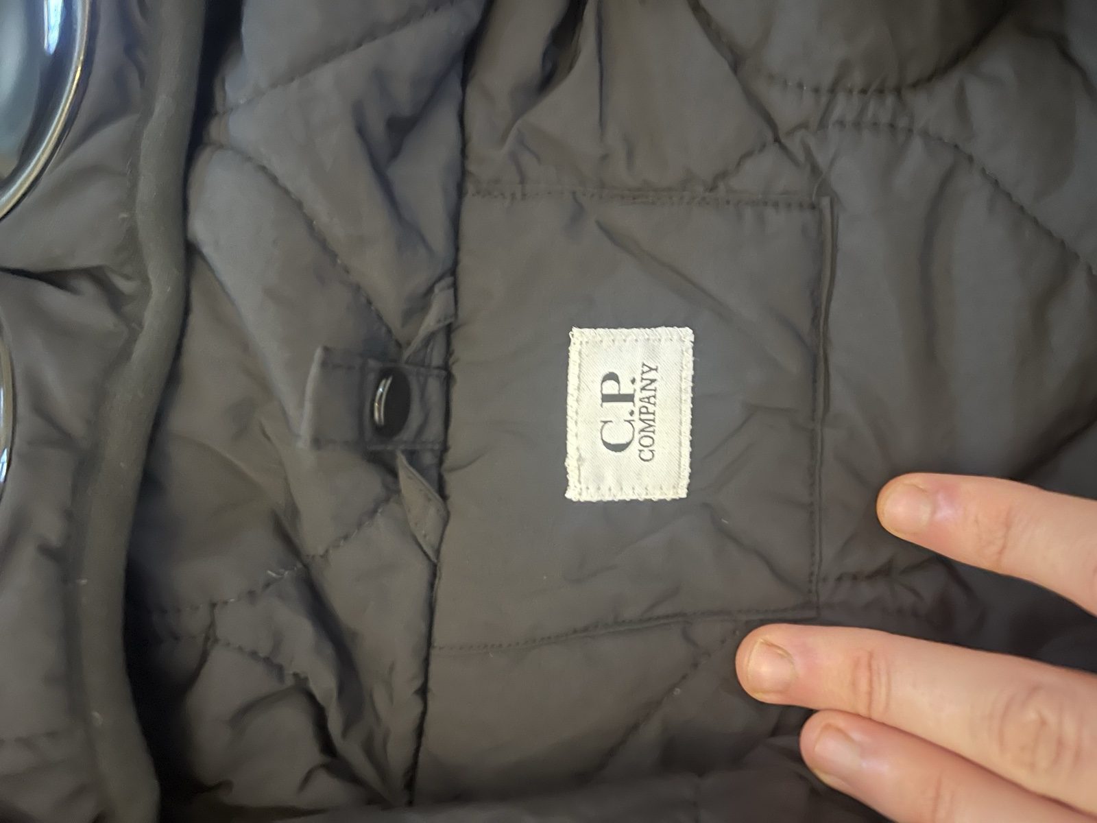 C.P. Company GD Shell Mixed Goggle Hooded Jacket image 9