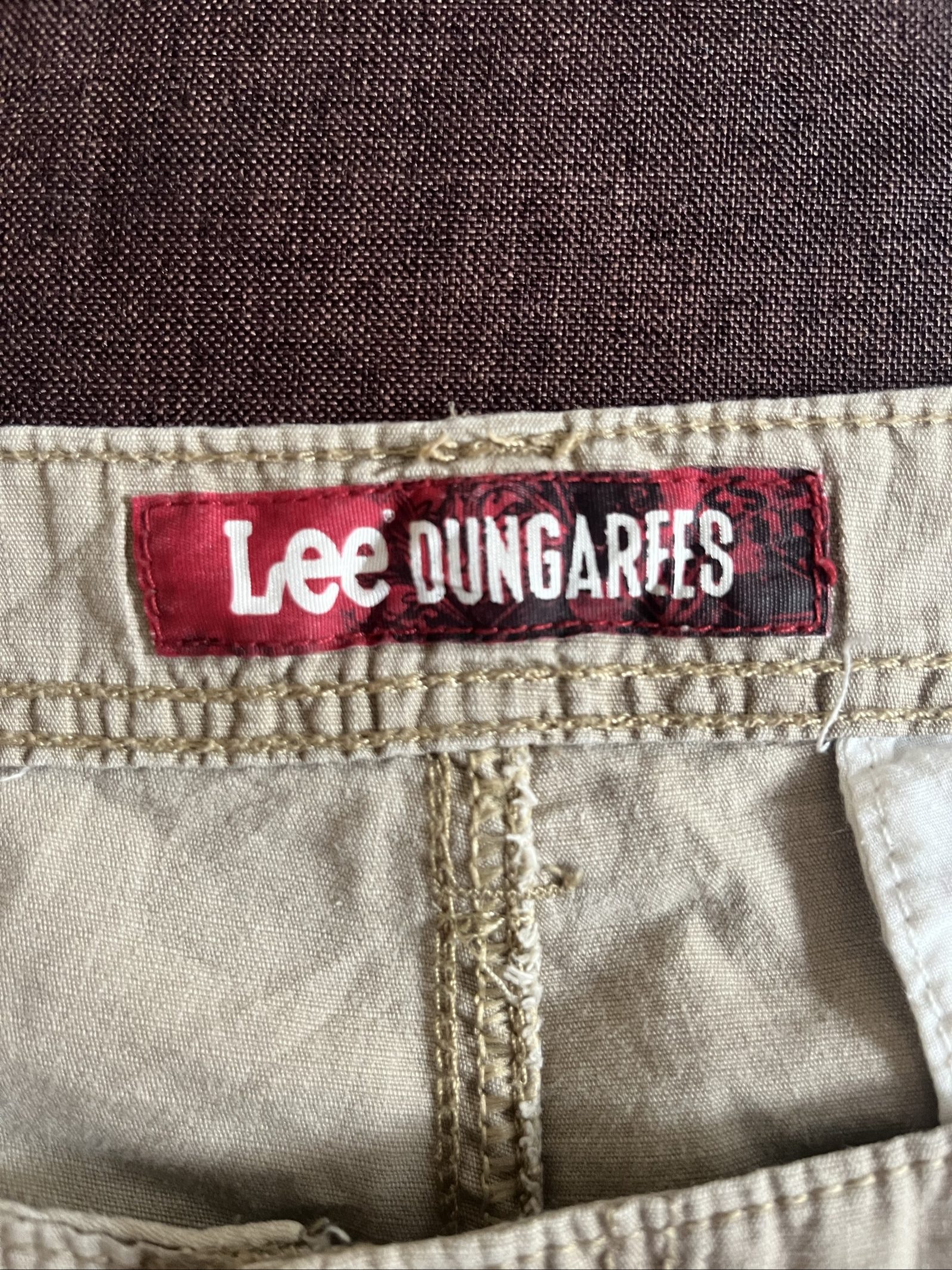 Lee Men's Beige Cargo Shorts XLarge Multi Pocket image 5