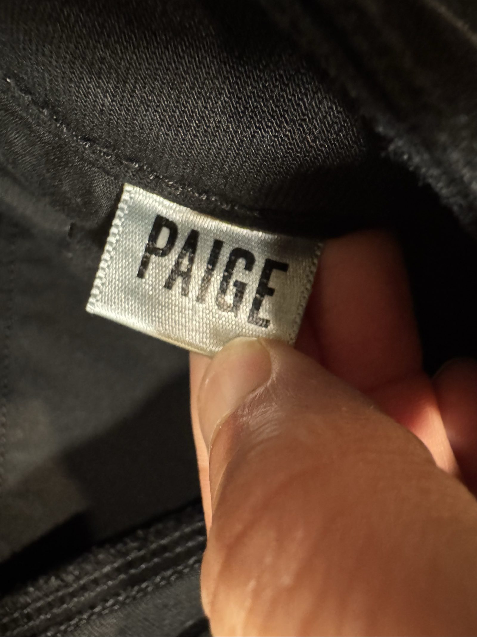Women’s PAIGE Verdugo Crop Skinny Jeans – Black – 27 (Small) image 8