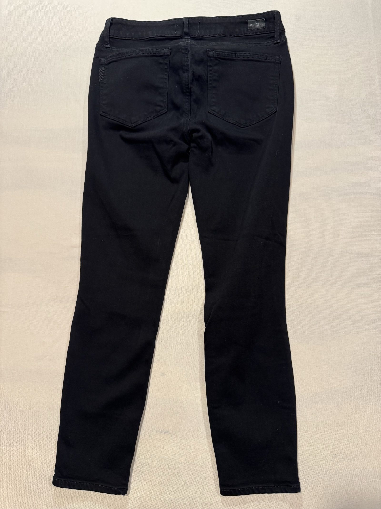 Women’s PAIGE Verdugo Crop Skinny Jeans – Black – 27 (Small) image 9