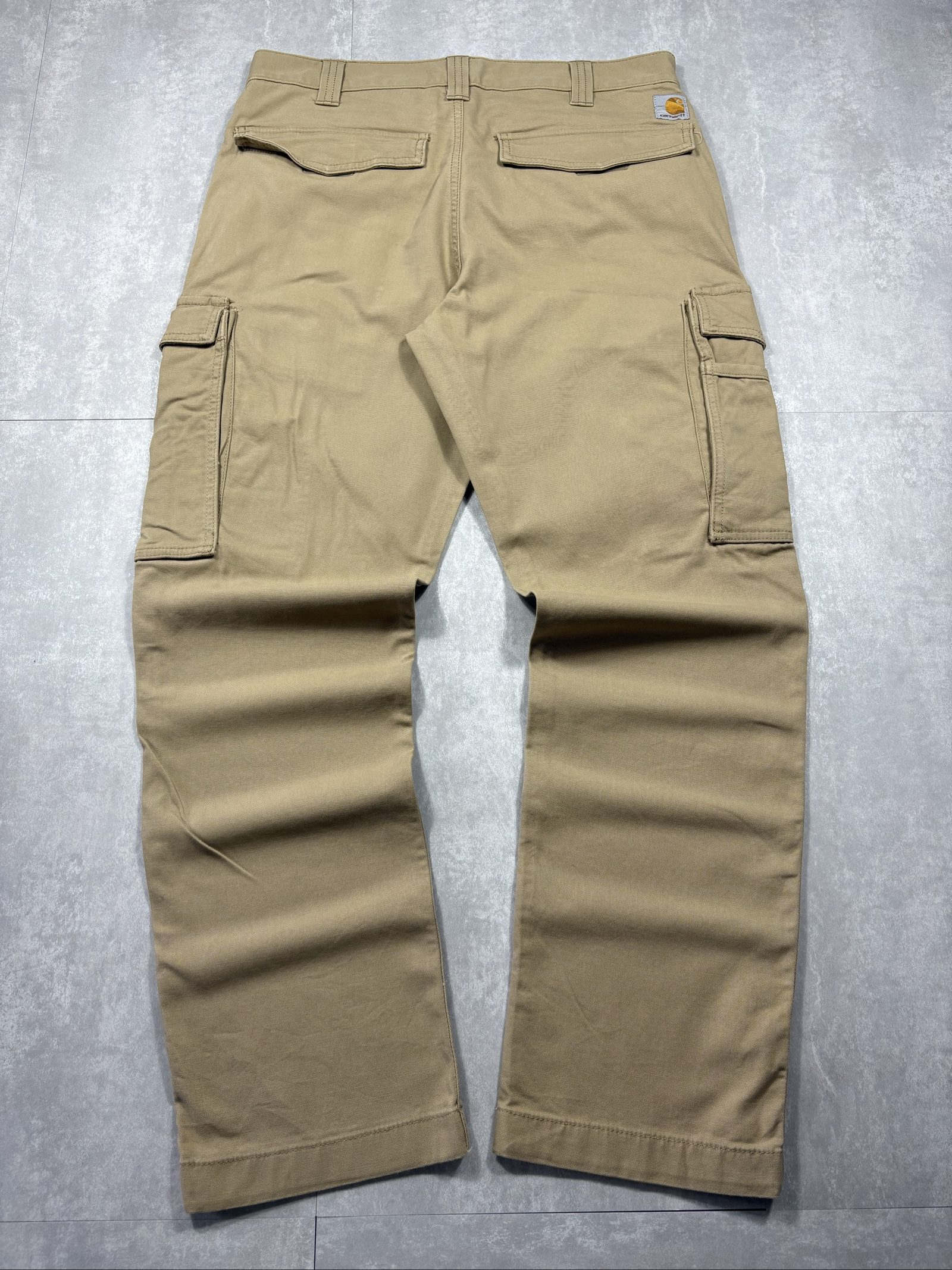 Carhartt Beige Cargo Rugged Relaxed Fit Trousers W32