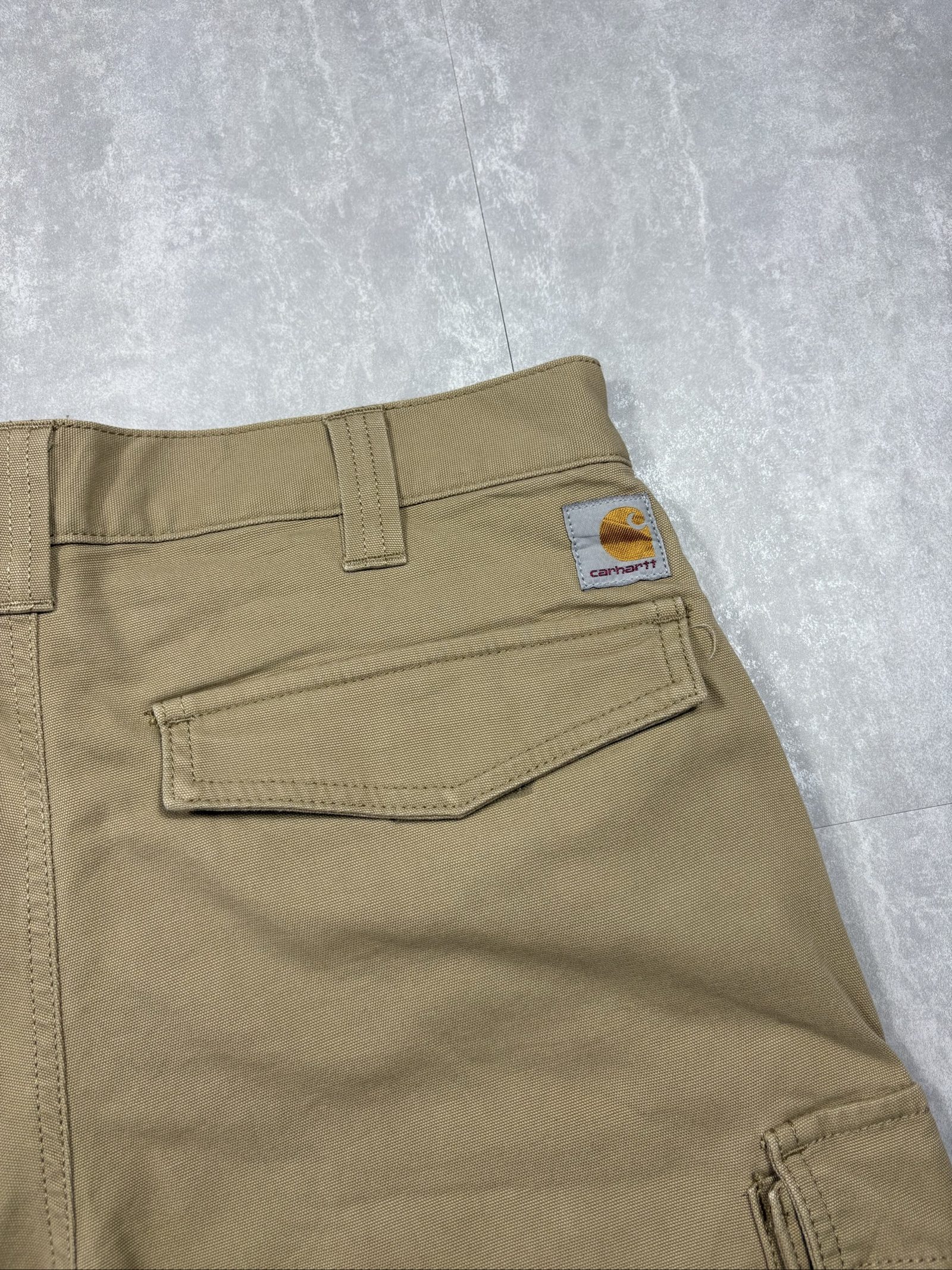 Carhartt Beige Cargo Rugged Relaxed Fit Trousers W32 image 3