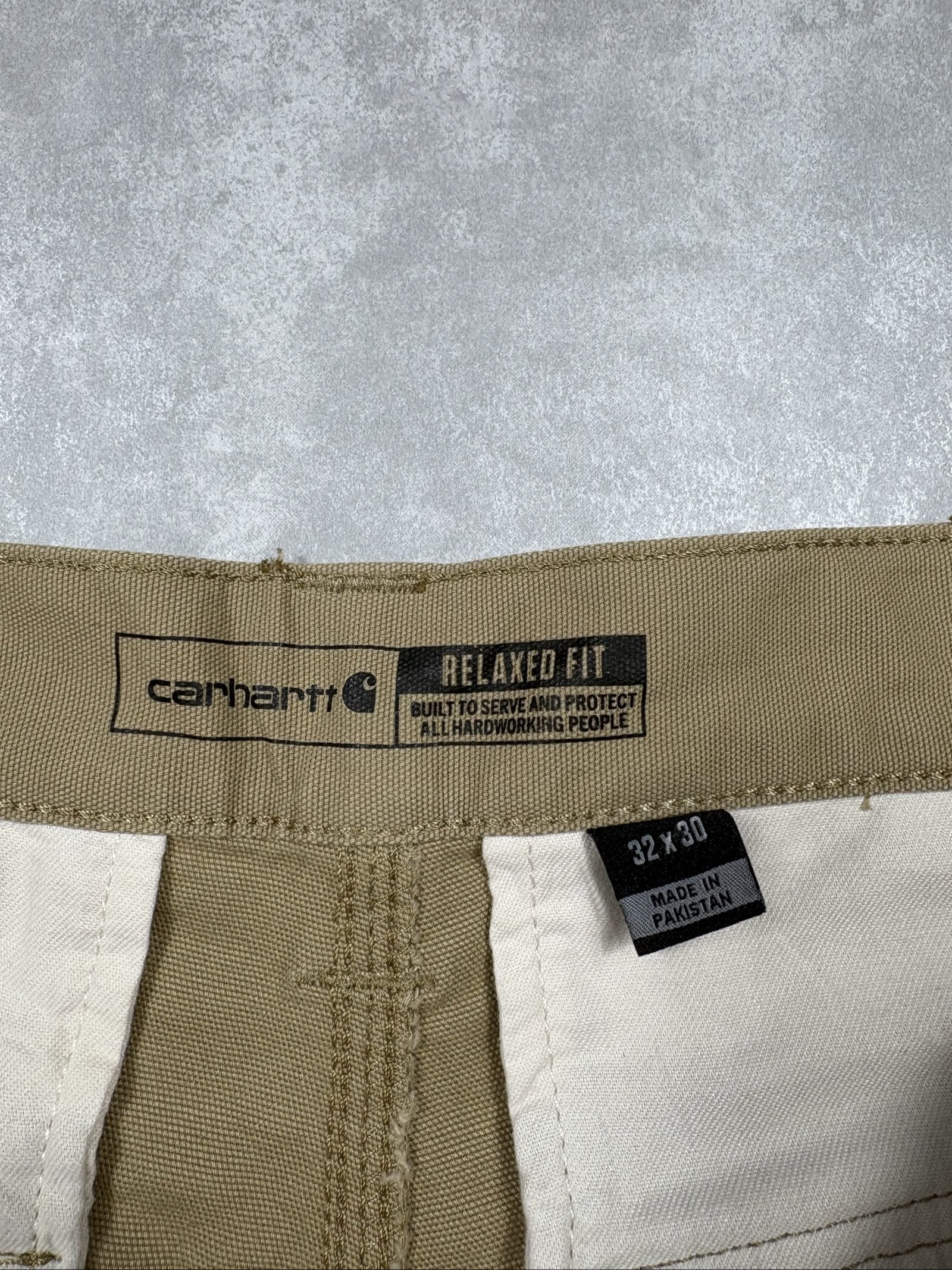 Carhartt Beige Cargo Rugged Relaxed Fit Trousers W32 image 9