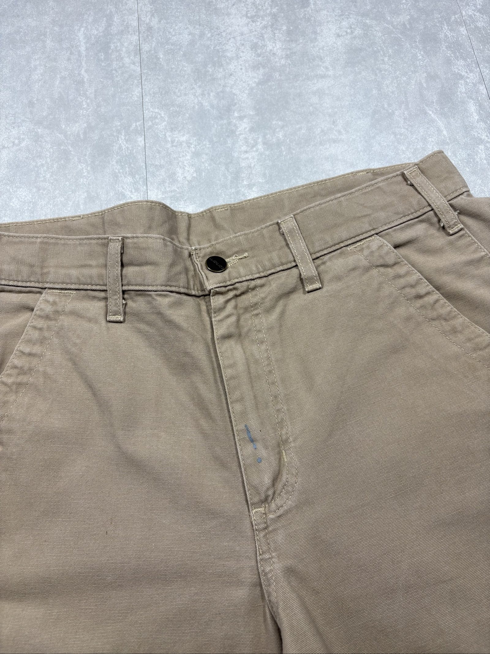 Carhartt Beige Relaxed Fit Workwear Trousers W32 image 10