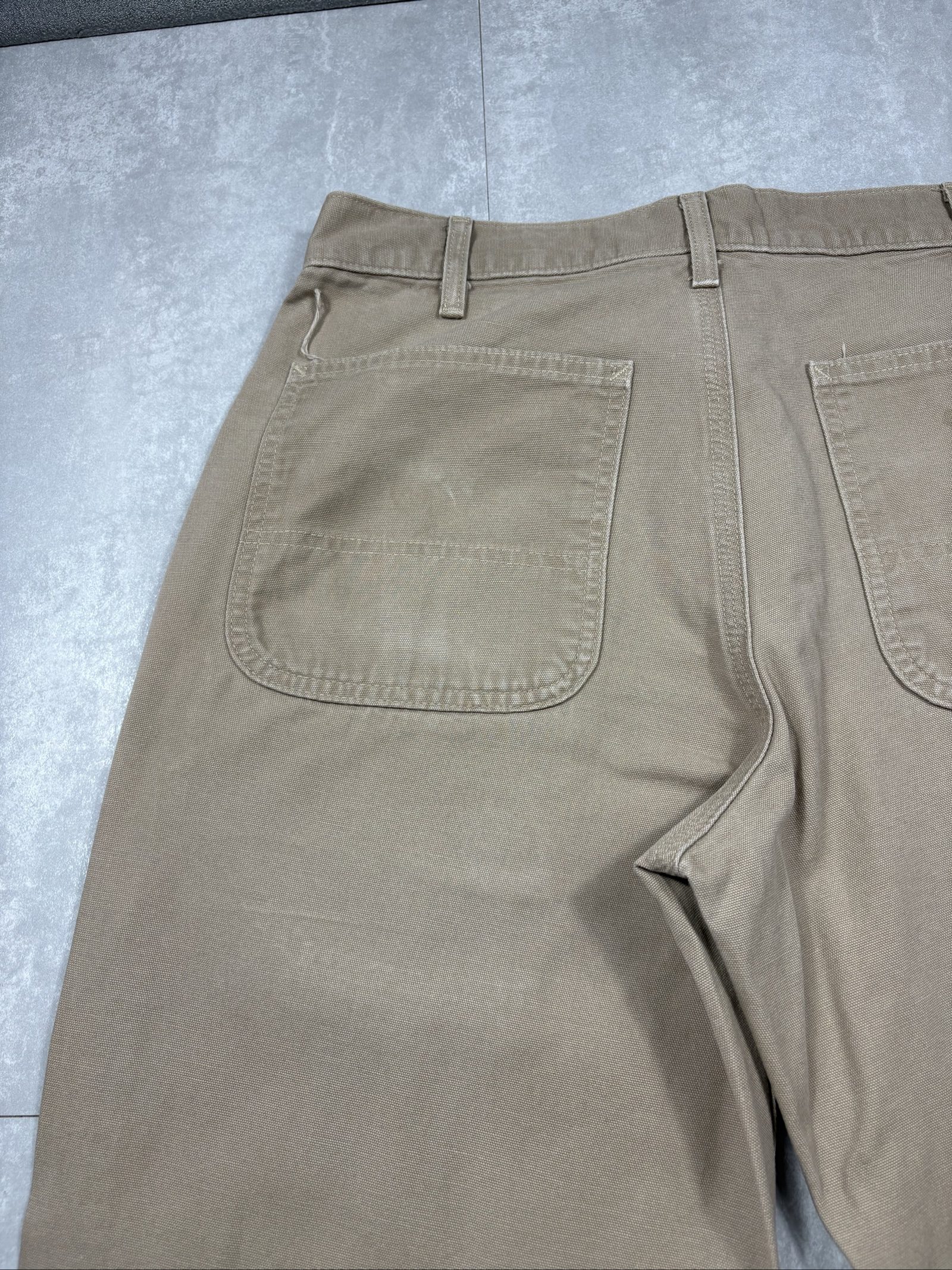 Carhartt Beige Relaxed Fit Workwear Trousers W32 image 4