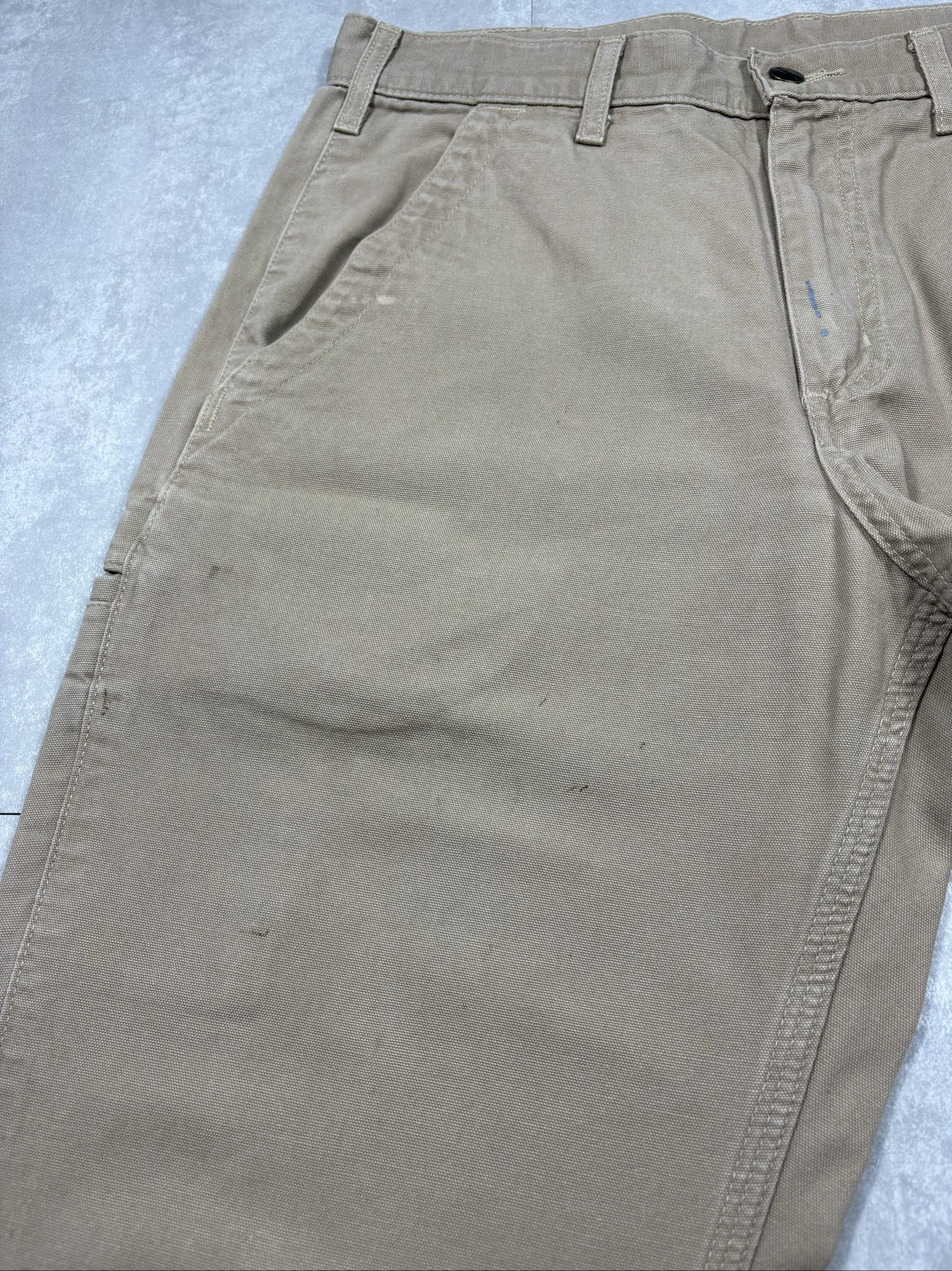 Carhartt Beige Relaxed Fit Workwear Trousers W32 image 6