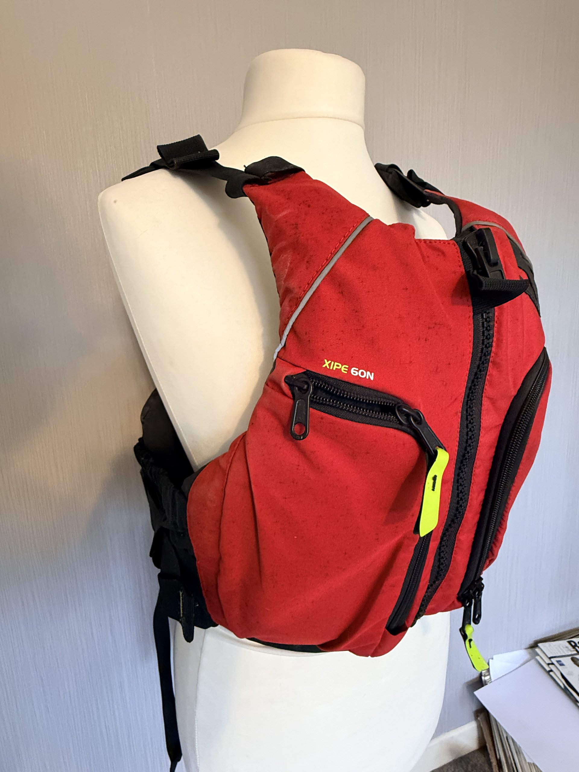 YAK Red Xipe 60N Floatation Life Jacket Buoyancy Aid Unisex XL image 2