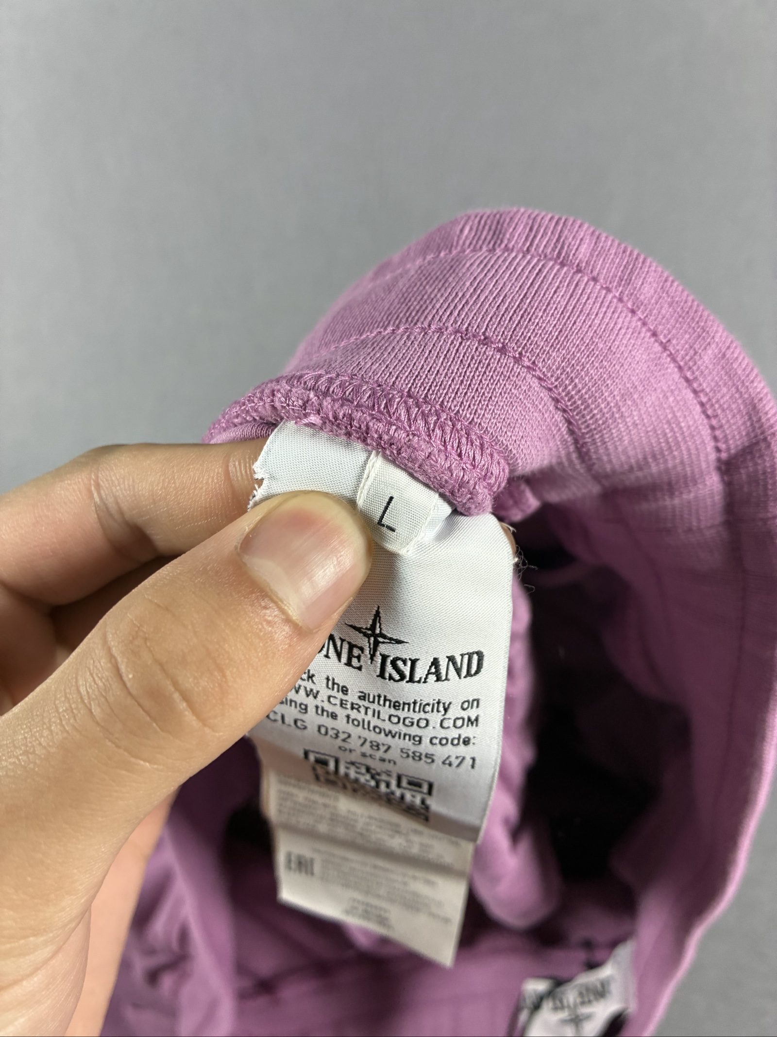 Stone Island Pink Cargo Joggers Large Cotton Fleece Patch image 6