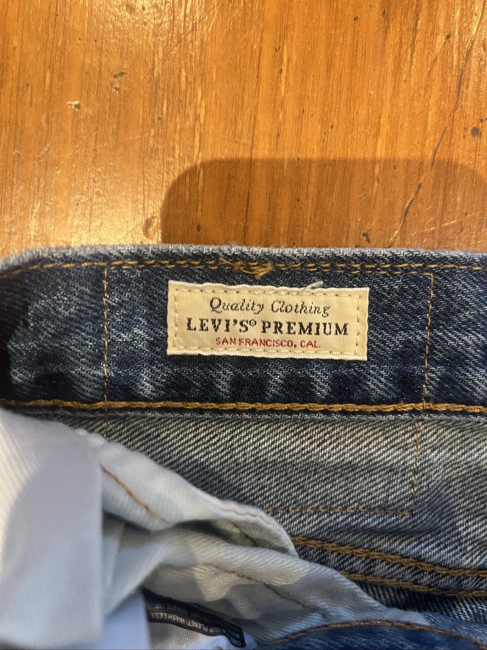Levi's Blue Denim 555 Jeans W36 L32 Casual Fit image 4