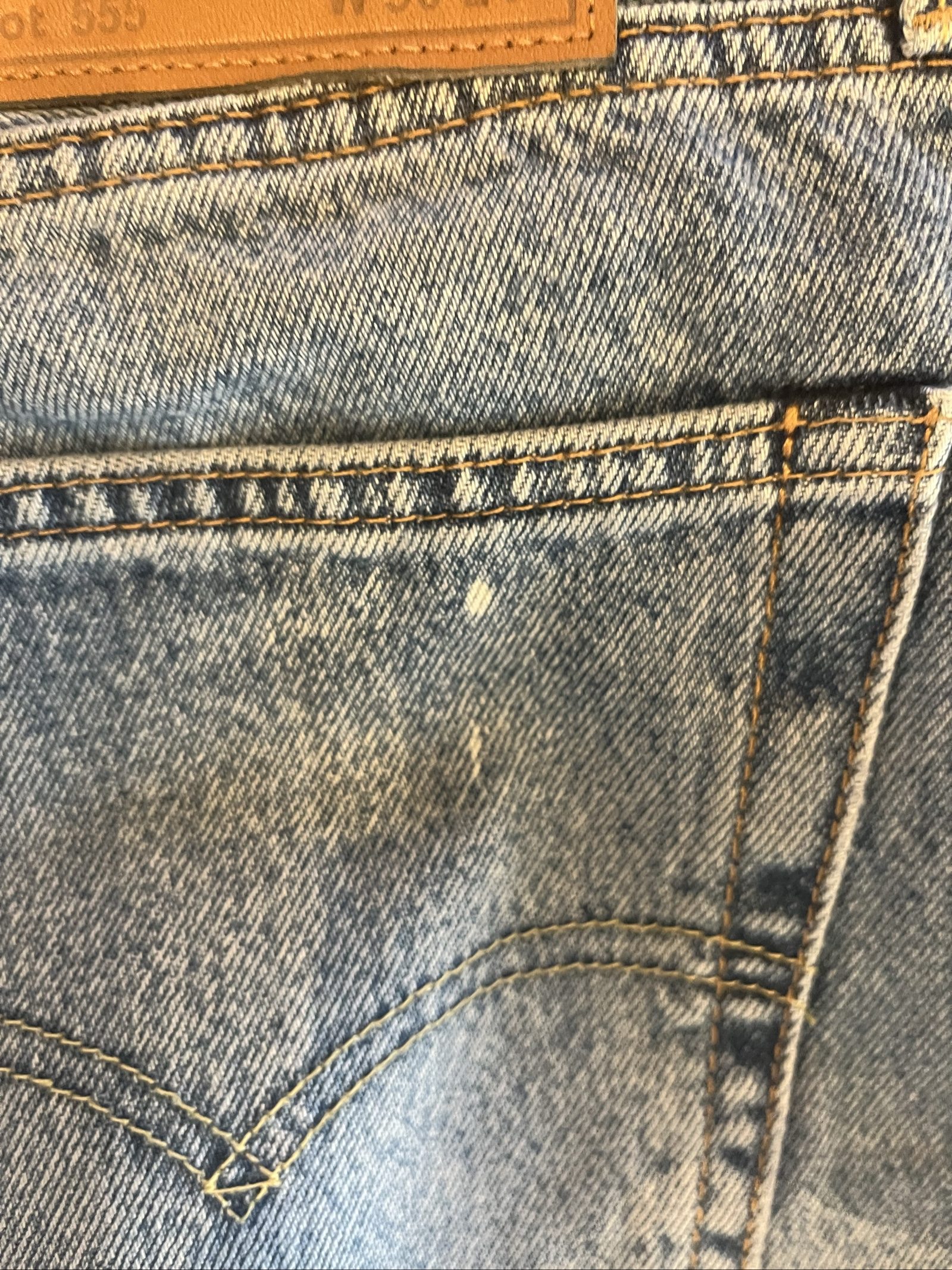 Levi's Blue Denim 555 Jeans W36 L32 Casual Fit image 6