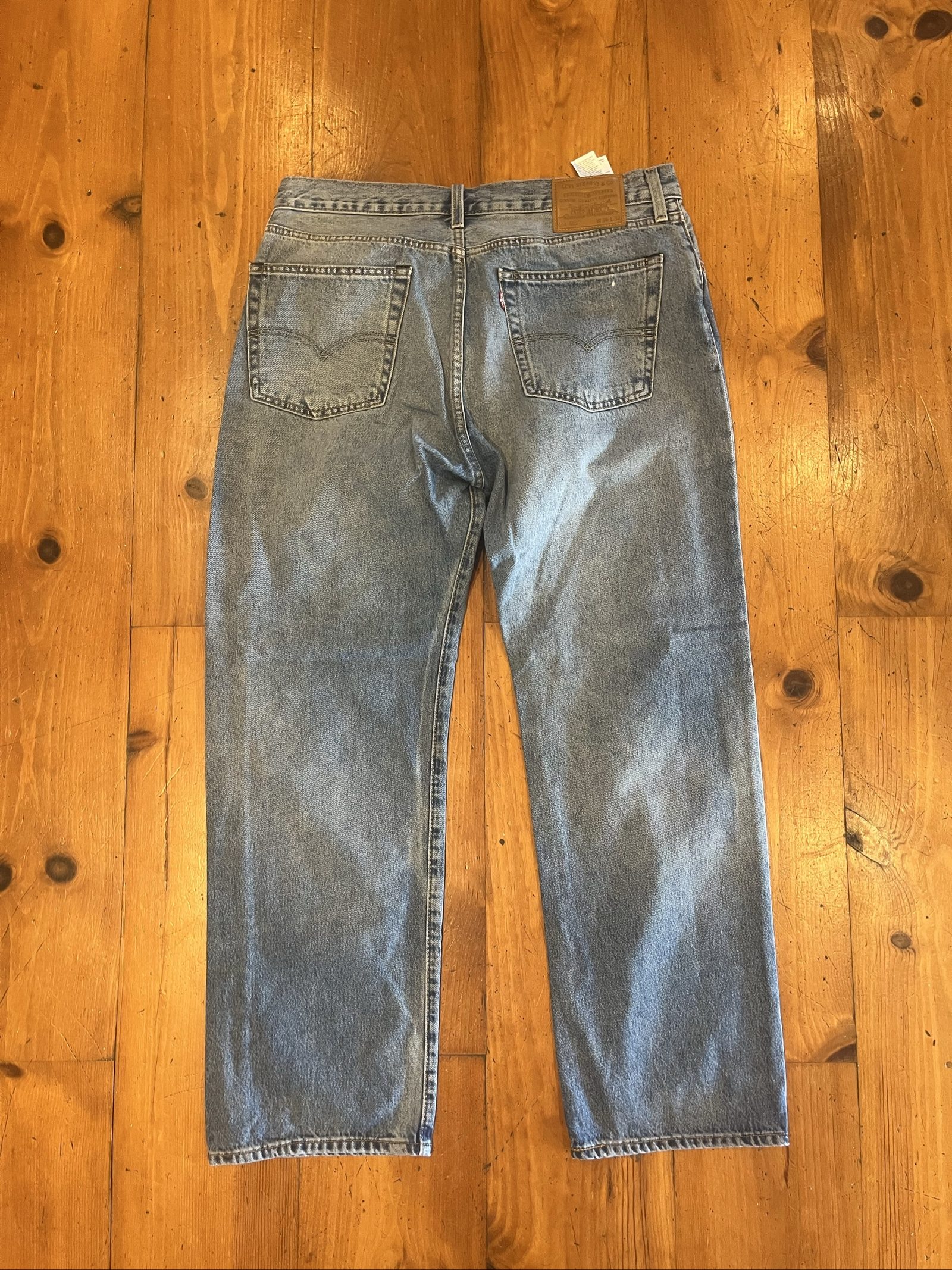 Levi's Blue Denim 555 Jeans W36 L32 Casual Fit image 3