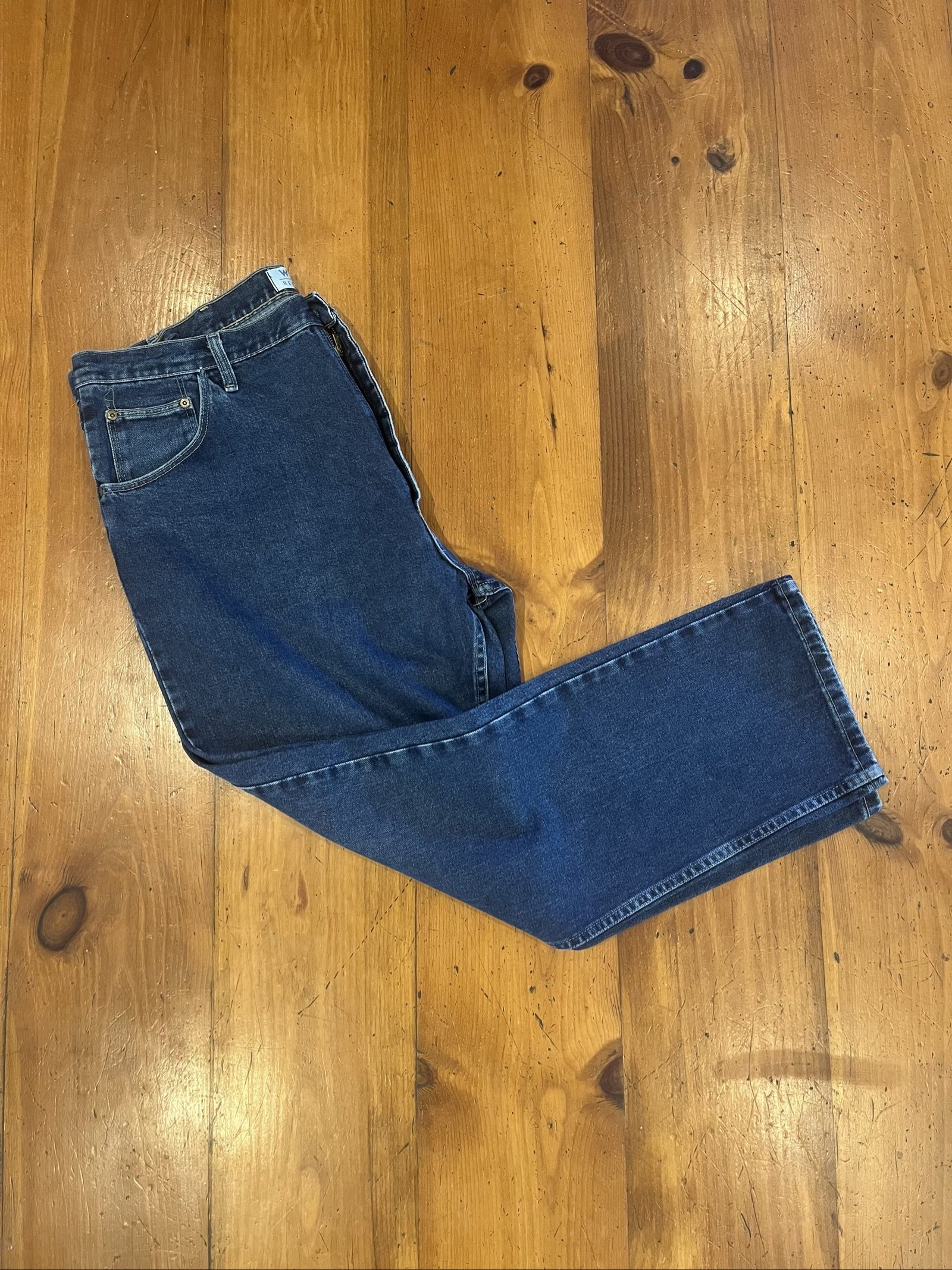 Wrangler Blue Regular Fit Denim Jeans Size 42