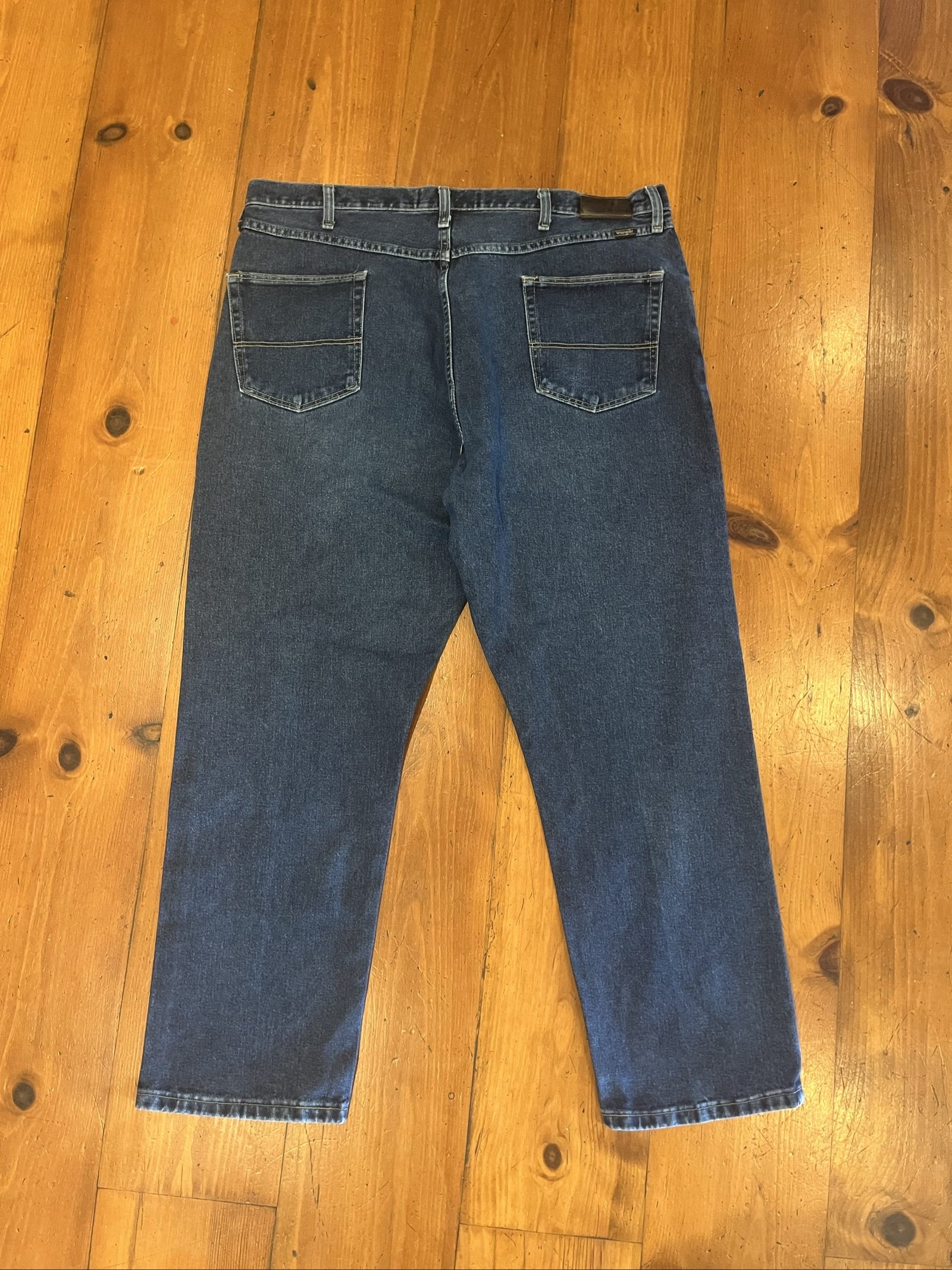 Wrangler Blue Regular Fit Denim Jeans Size 42 image 3