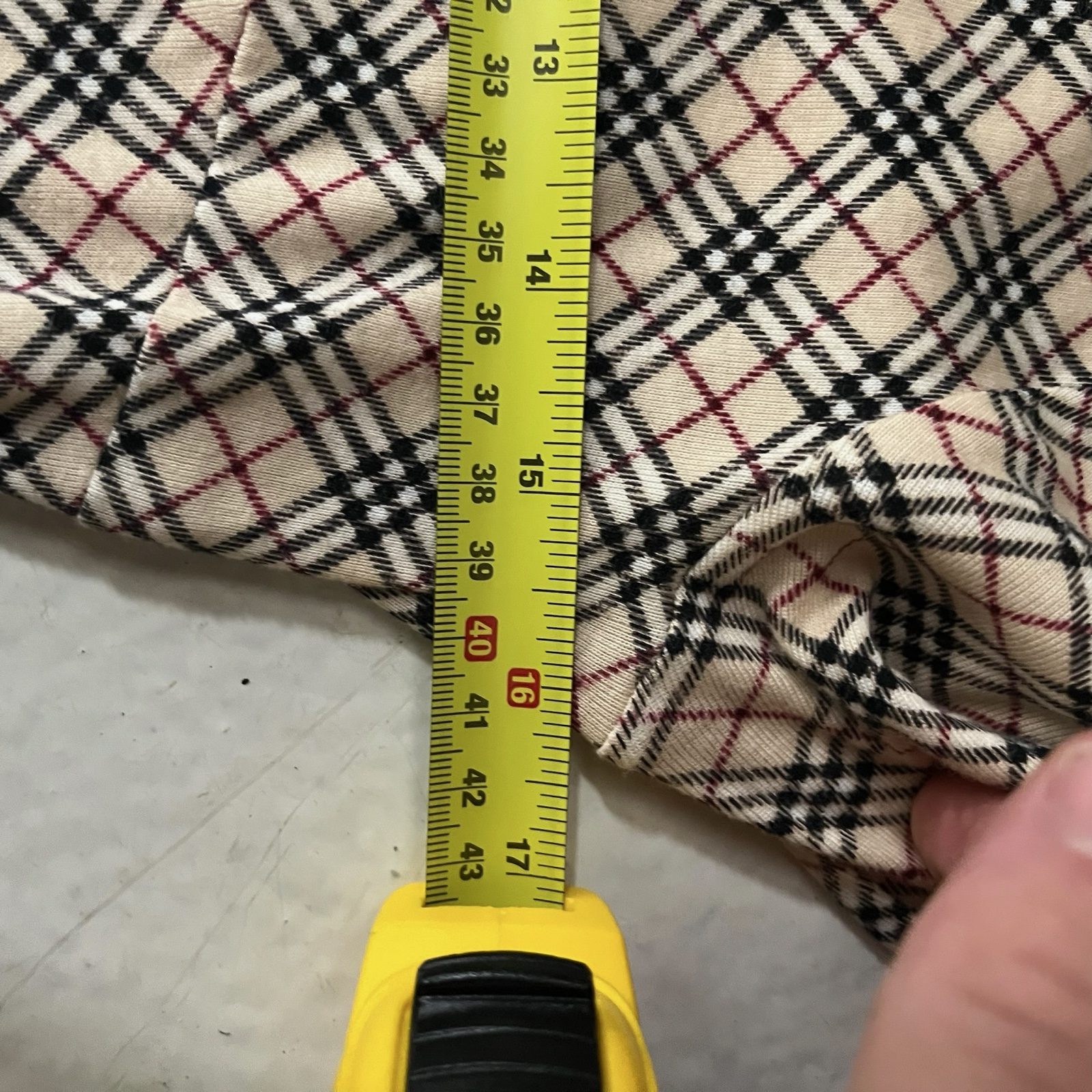 Burberry Nova Check Stretch Boat Neck 3/4 Sleeve Top - S image 8