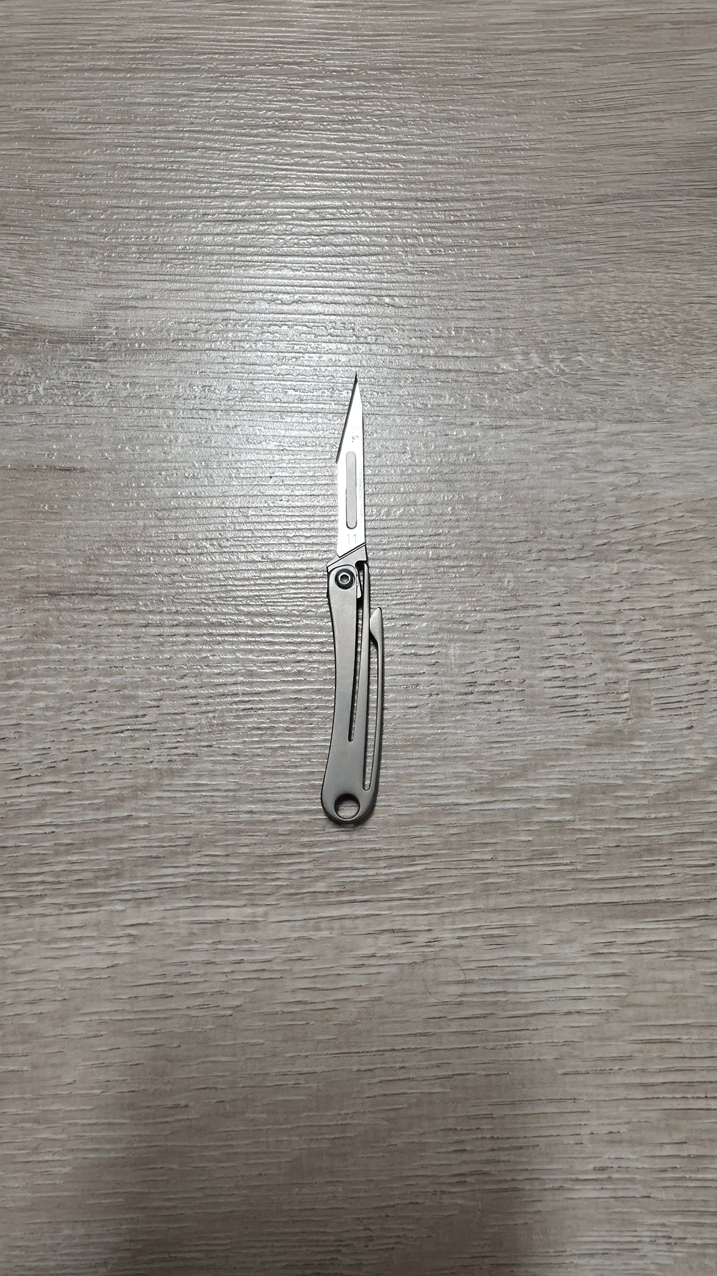 Taschenmesser aus Titan, Mini-Schlüsselanhänger, Skalpell-Boxschneider