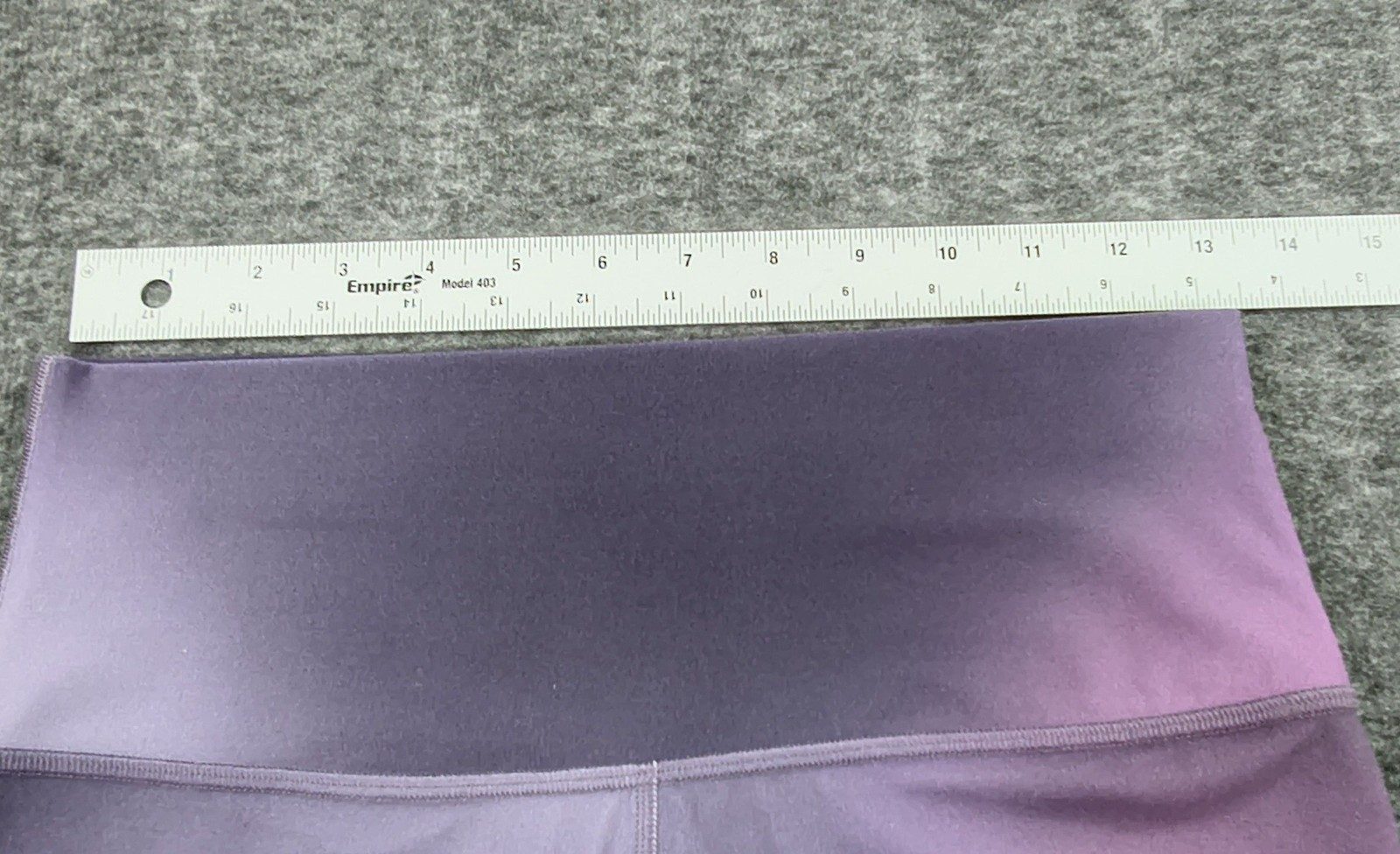 Lululemon Women's Purple Gradient Athletic Shorts Size 10 NWOT image 7