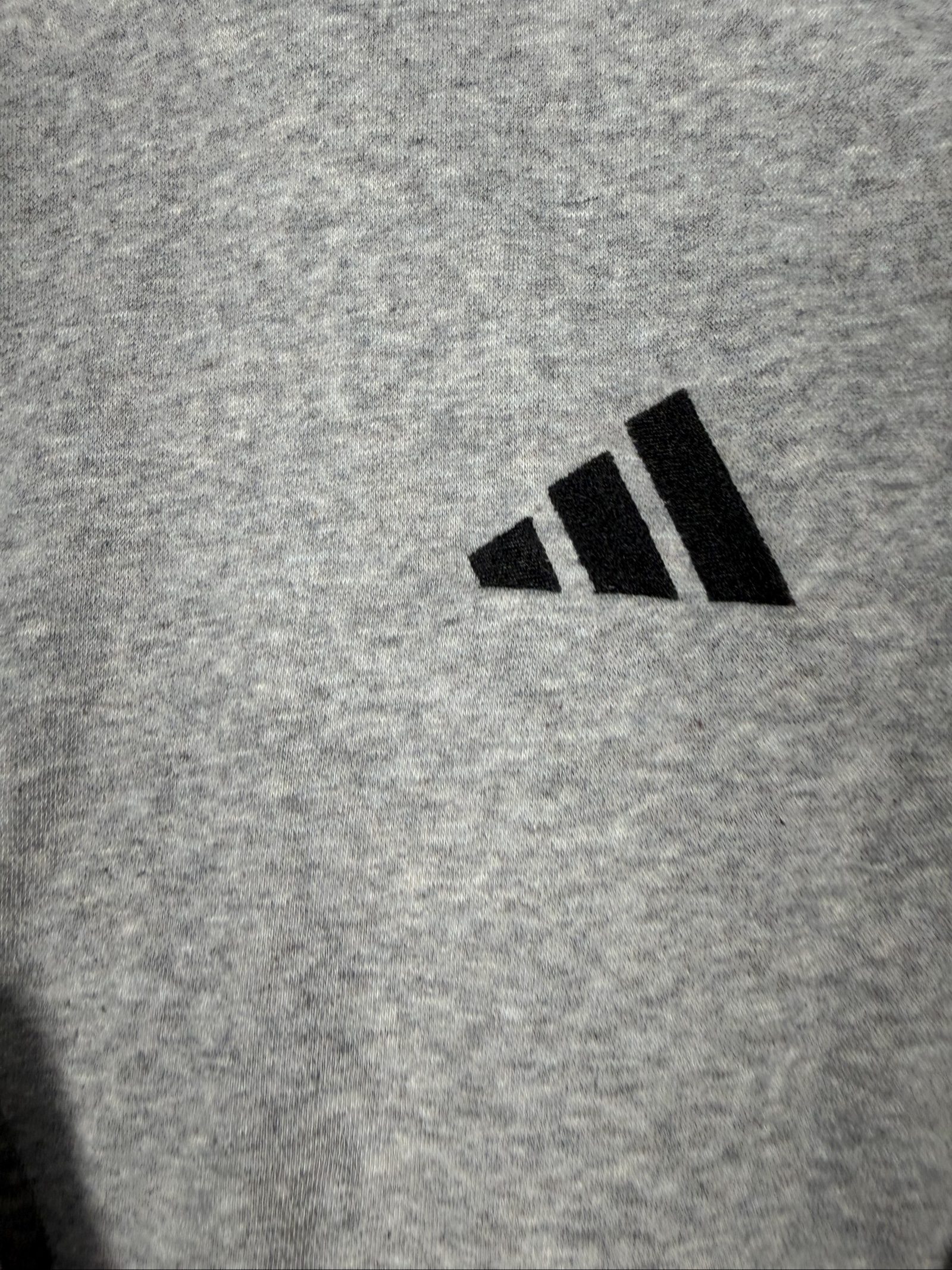 Adidas Grey Unisex Small Sweatshirt with Black Logo image 3