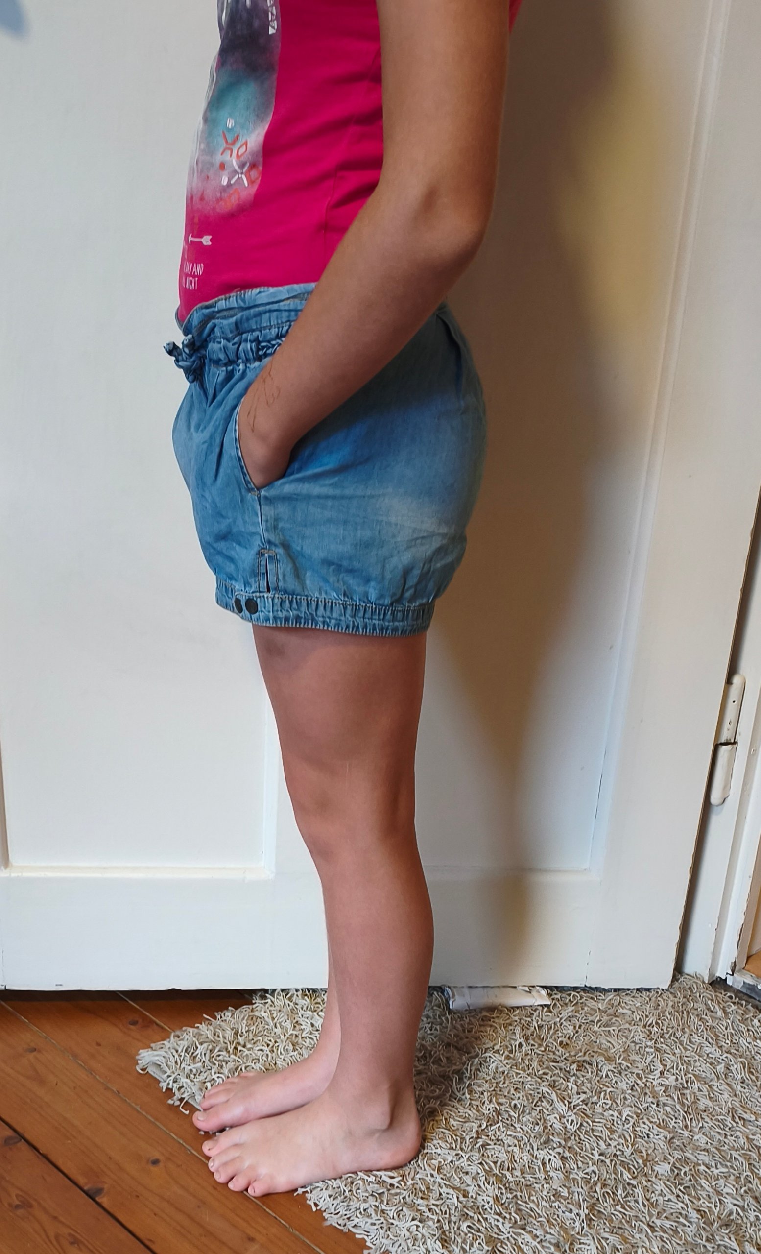 Name It Kinder Hellblaue Jeans-Shorts Gr. 158 Kinder image 2