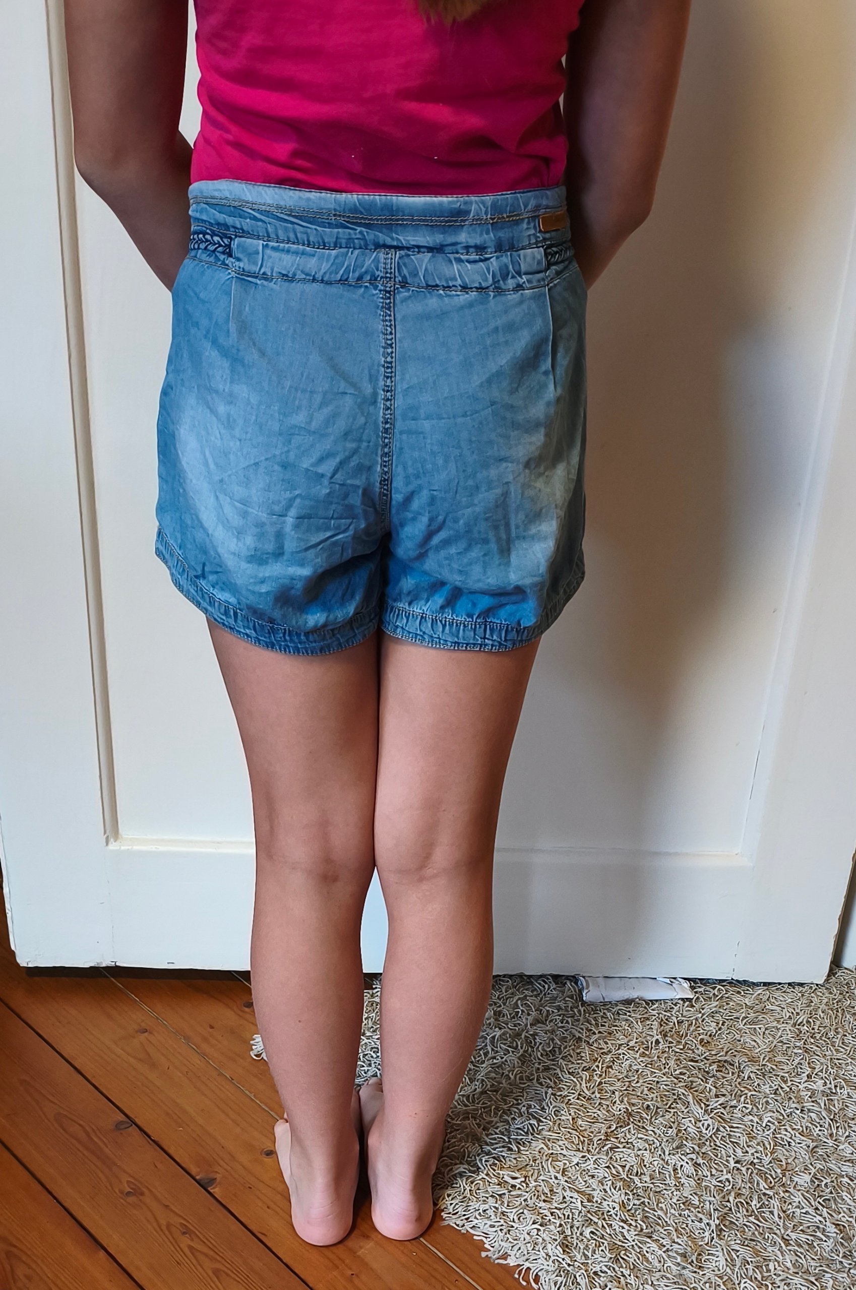 Name It Kinder Hellblaue Jeans-Shorts Gr. 158 Kinder image 3