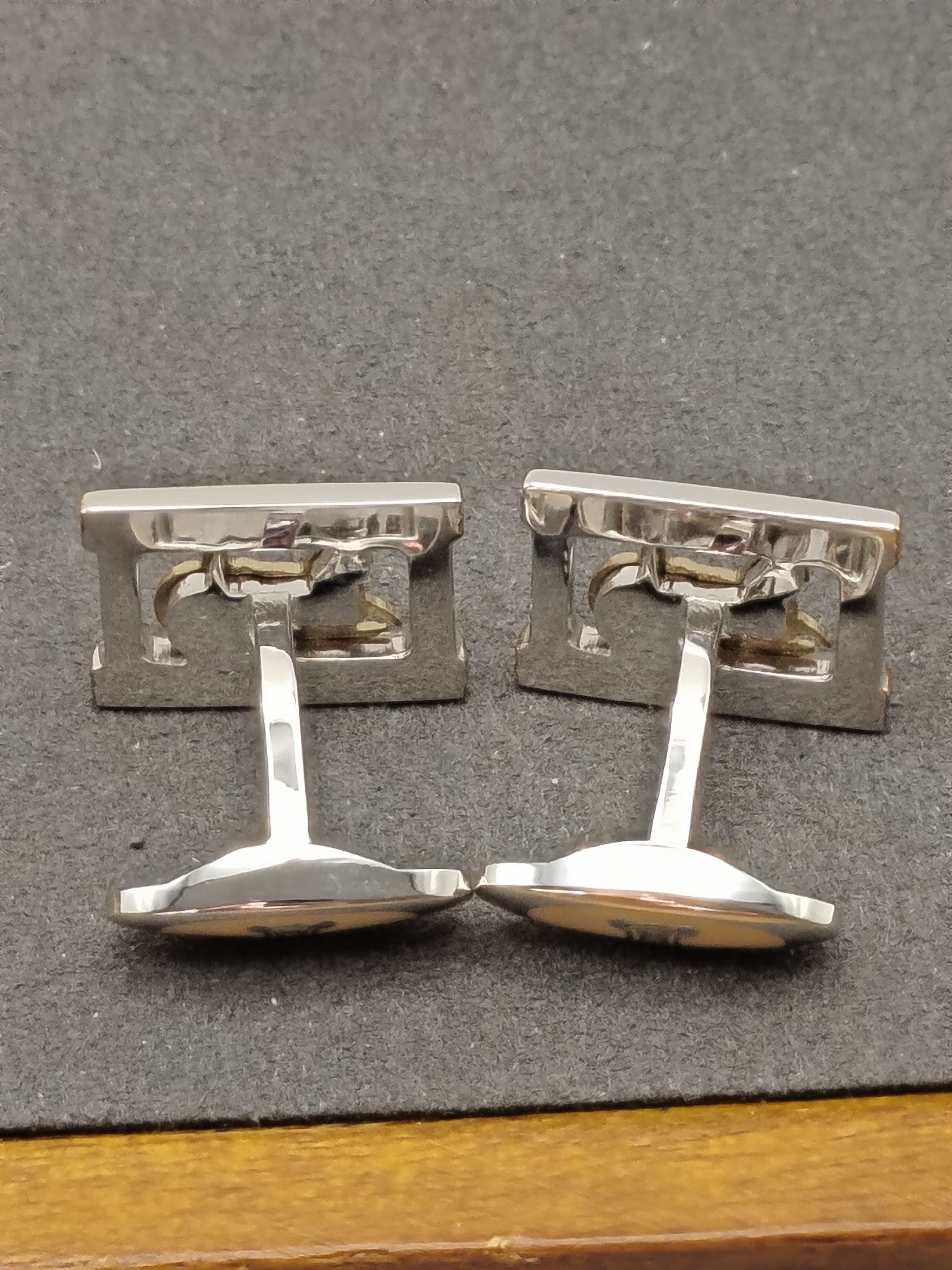 Celine Gold & Silver Horse Motif Cufflinks Unisex image 10