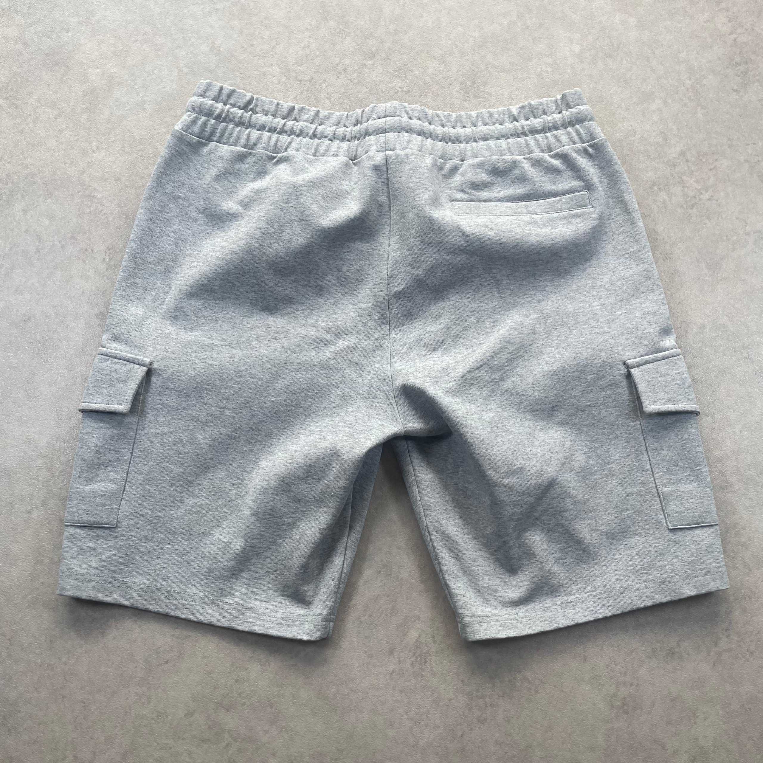 ARNE Grey Cargo Sweat Shorts Large image 3