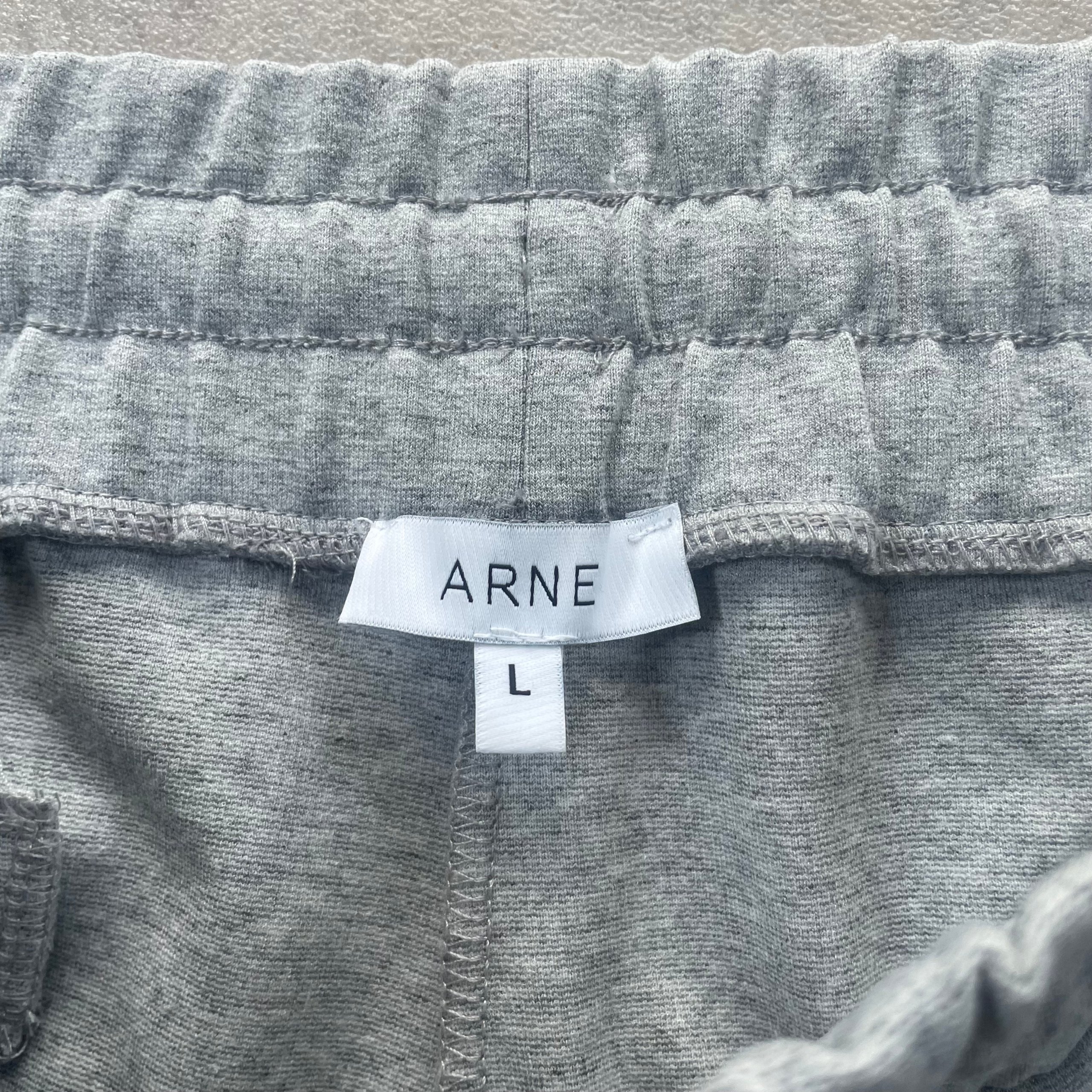 ARNE Grey Cargo Sweat Shorts Large image 4