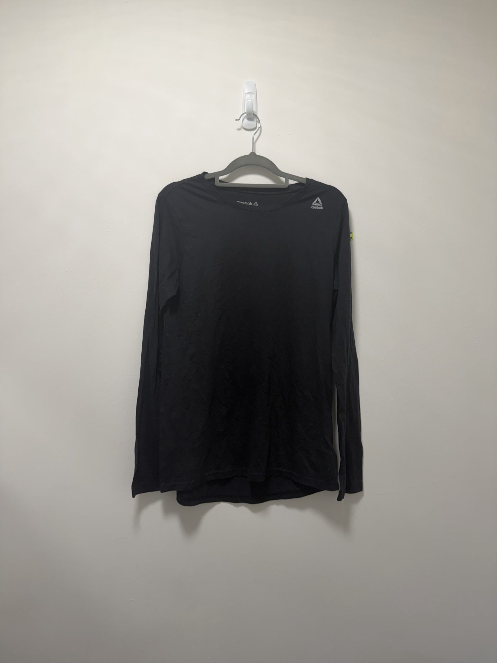 Reebok Black Long Sleeve Top Medium