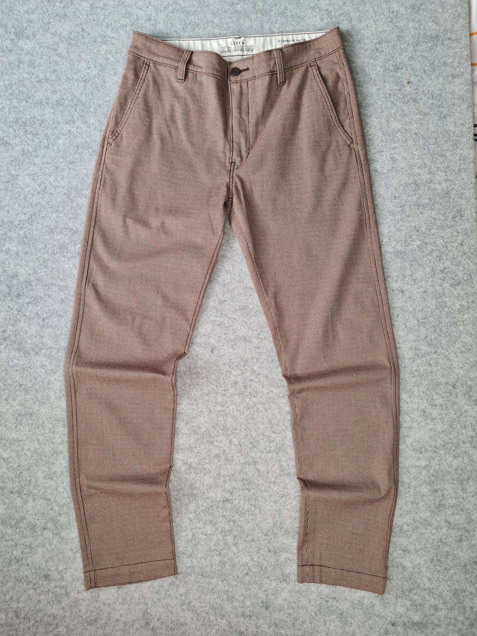 Levi's Men’s Brown Beige XX Chino Trousers W32 L32 1181