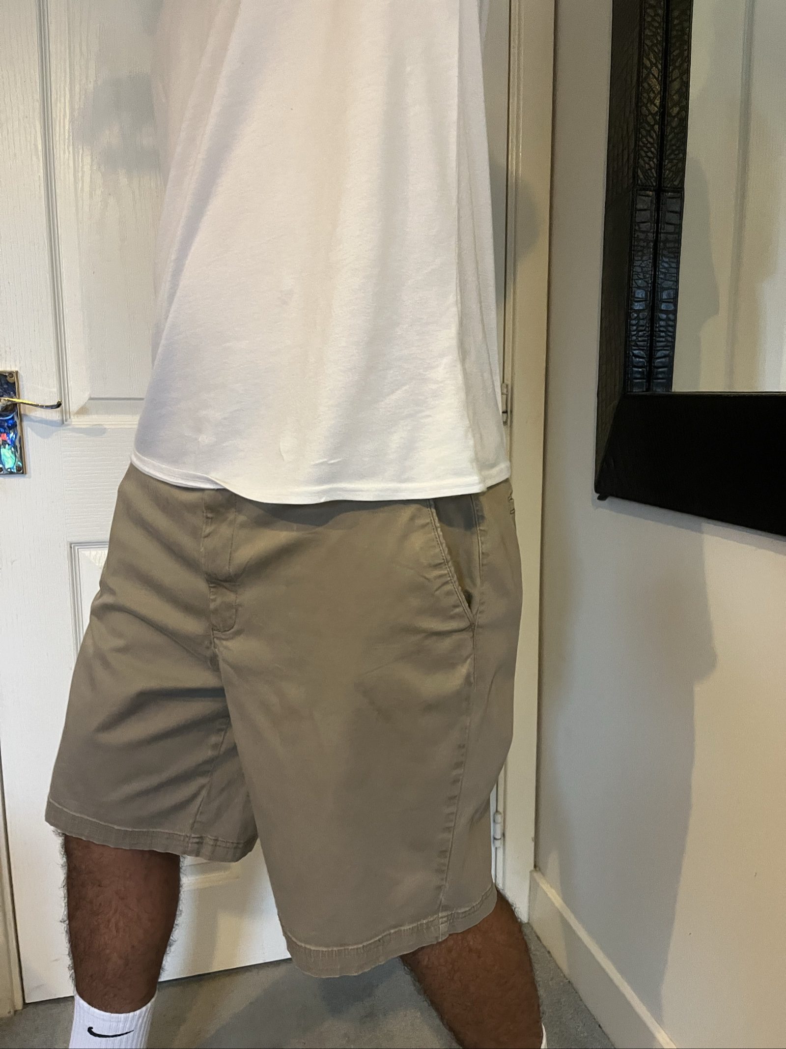 Lee Beige Men's Cotton Twill Chino Shorts XL