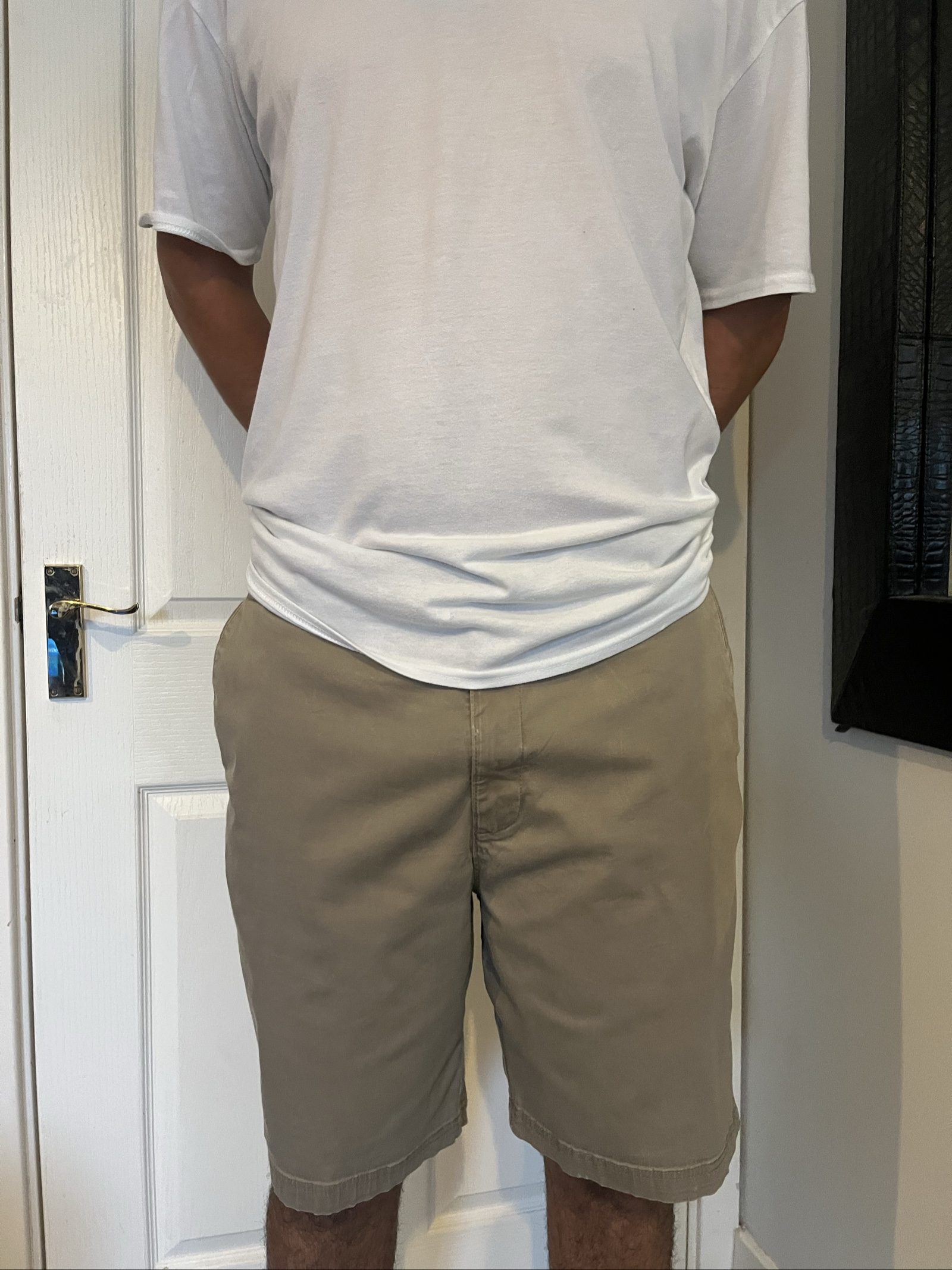 Lee Beige Men's Cotton Twill Chino Shorts XL image 2