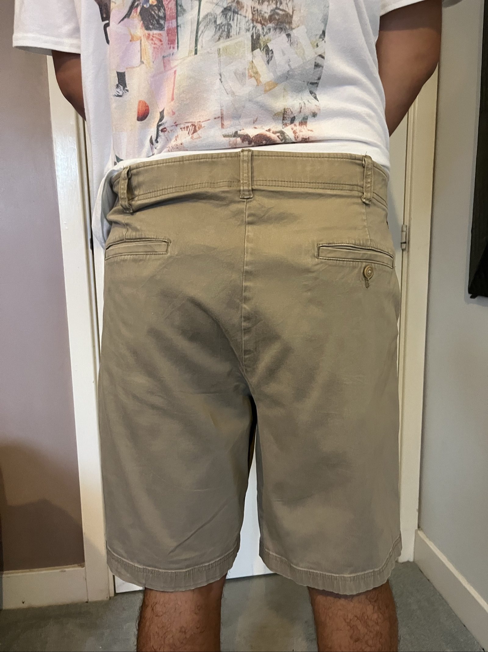 Lee Beige Men's Cotton Twill Chino Shorts XL image 5