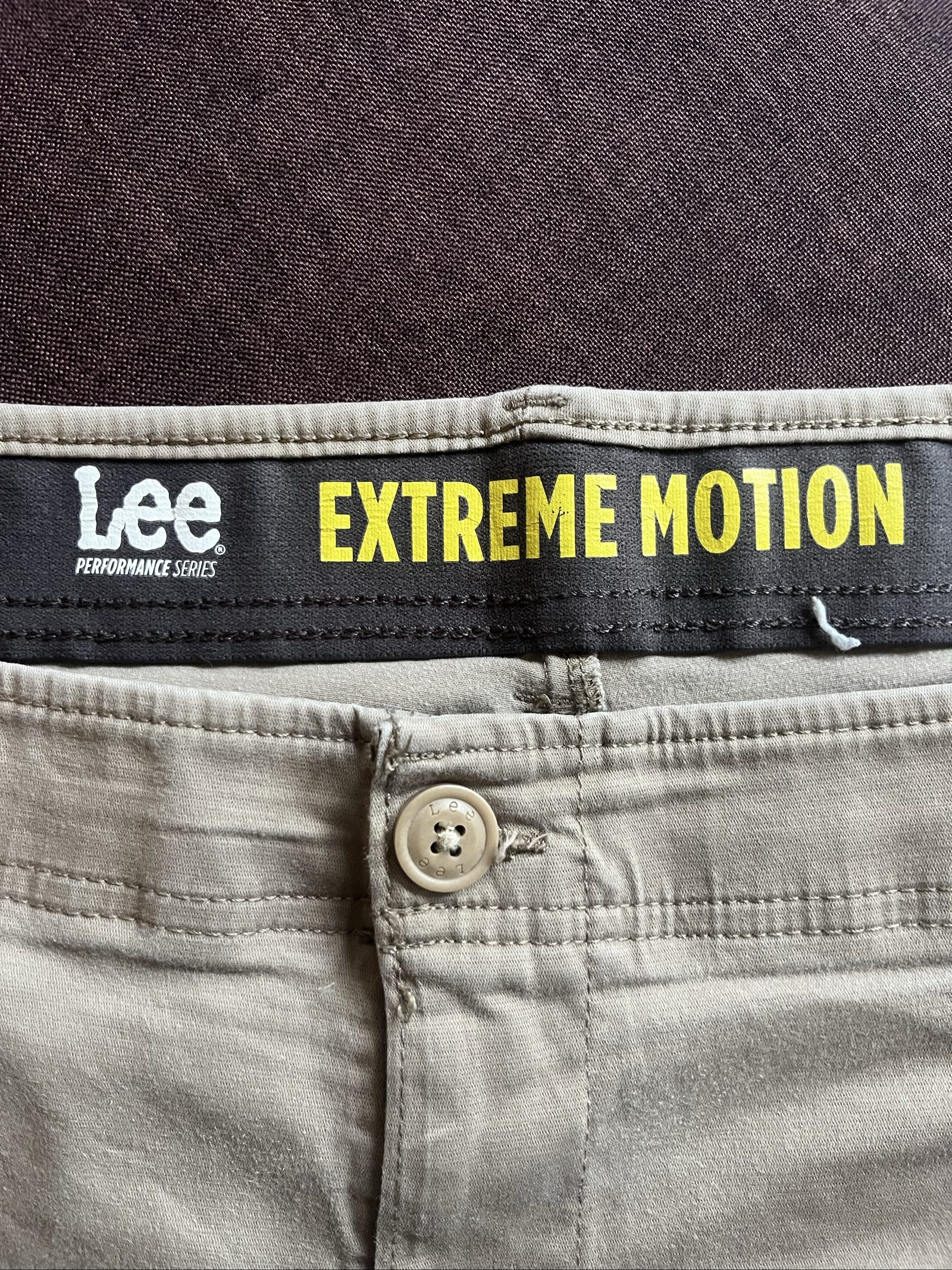 Lee Beige Men's Cotton Twill Chino Shorts XL image 6