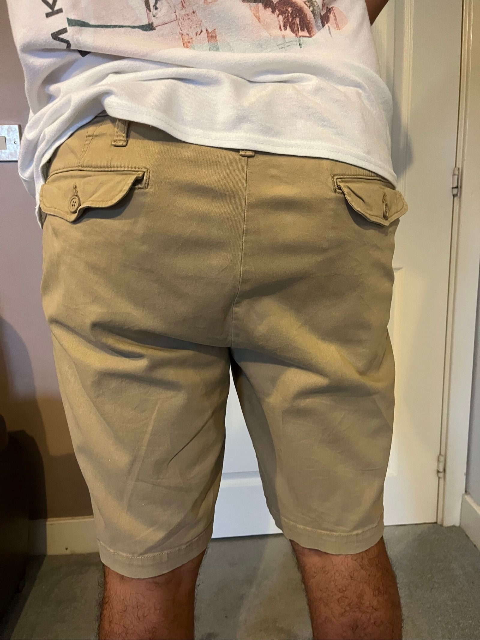 Ralph Lauren Men's Beige Cotton Chino Shorts L image 5