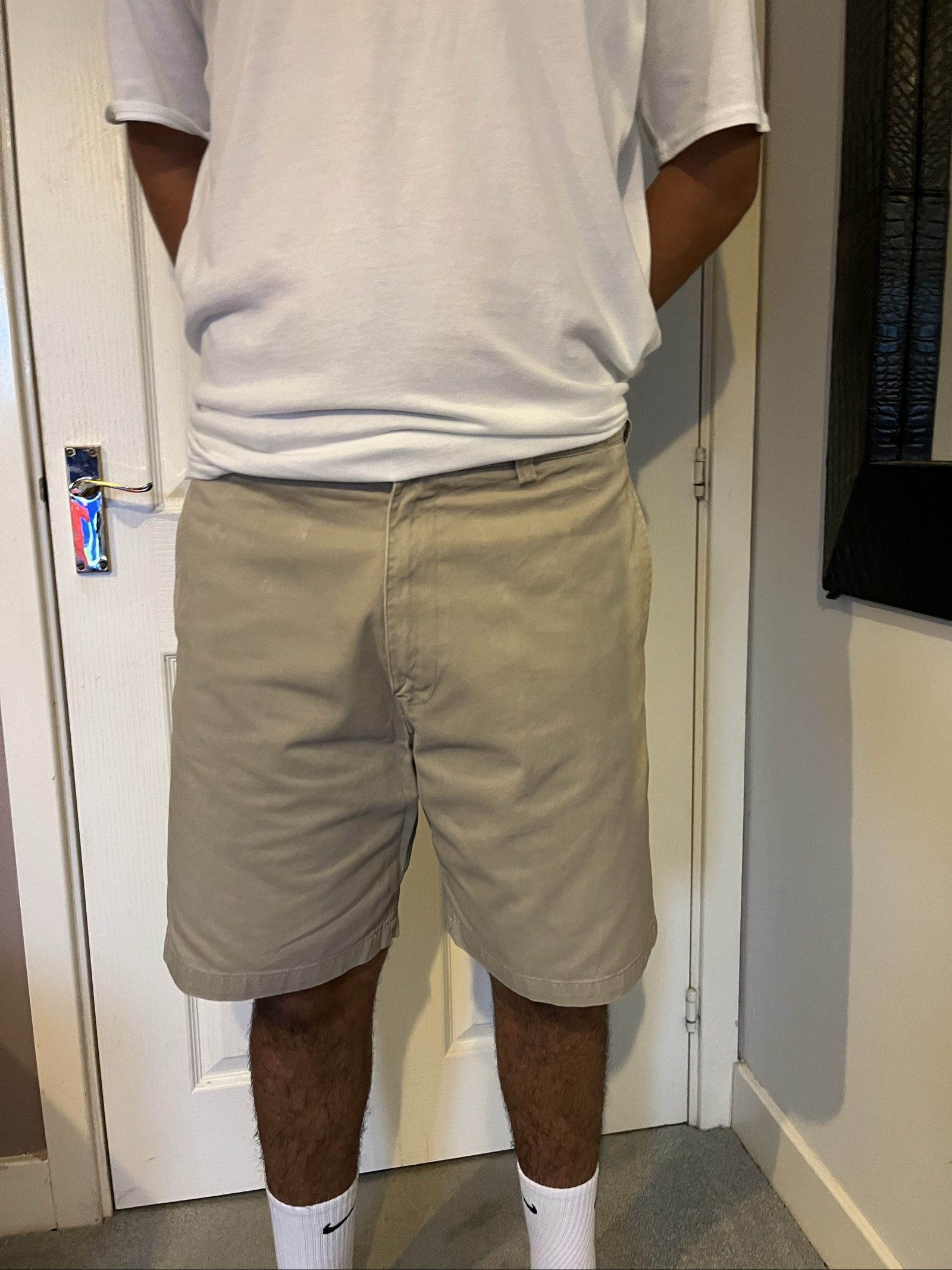 Chaps Men's Beige Chino Shorts 38 Relaxed Fit image 2