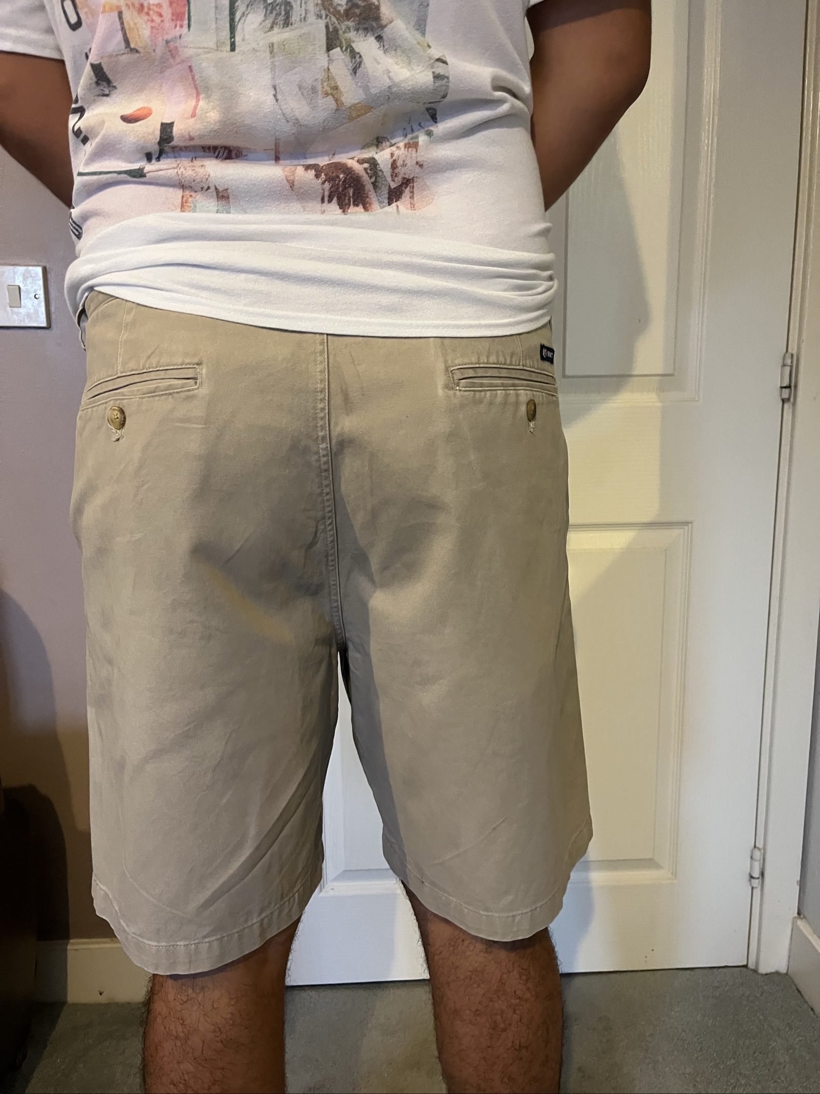 Chaps Men's Beige Chino Shorts 38 Relaxed Fit image 5