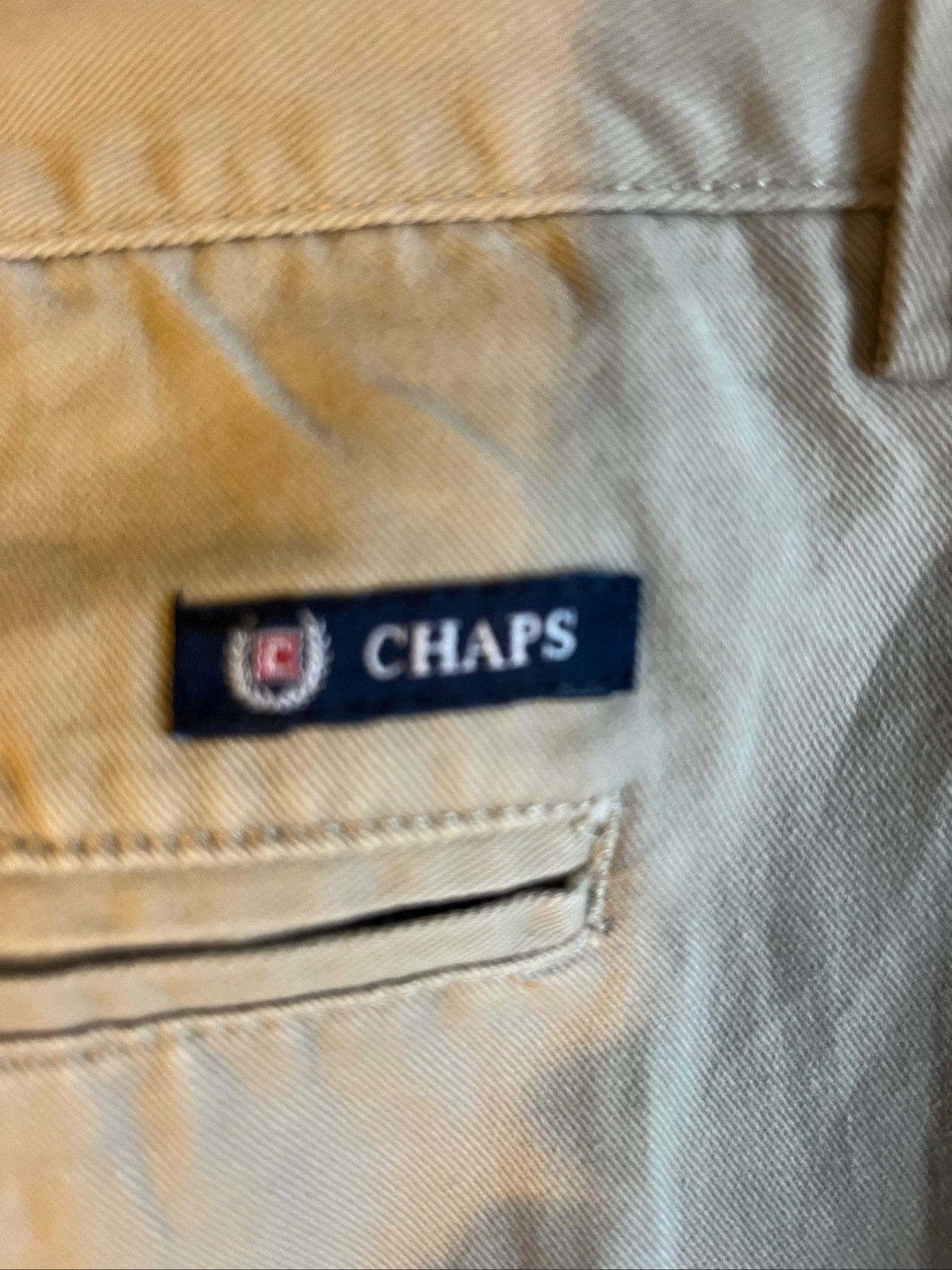 Chaps Men's Beige Chino Shorts 38 Relaxed Fit image 8