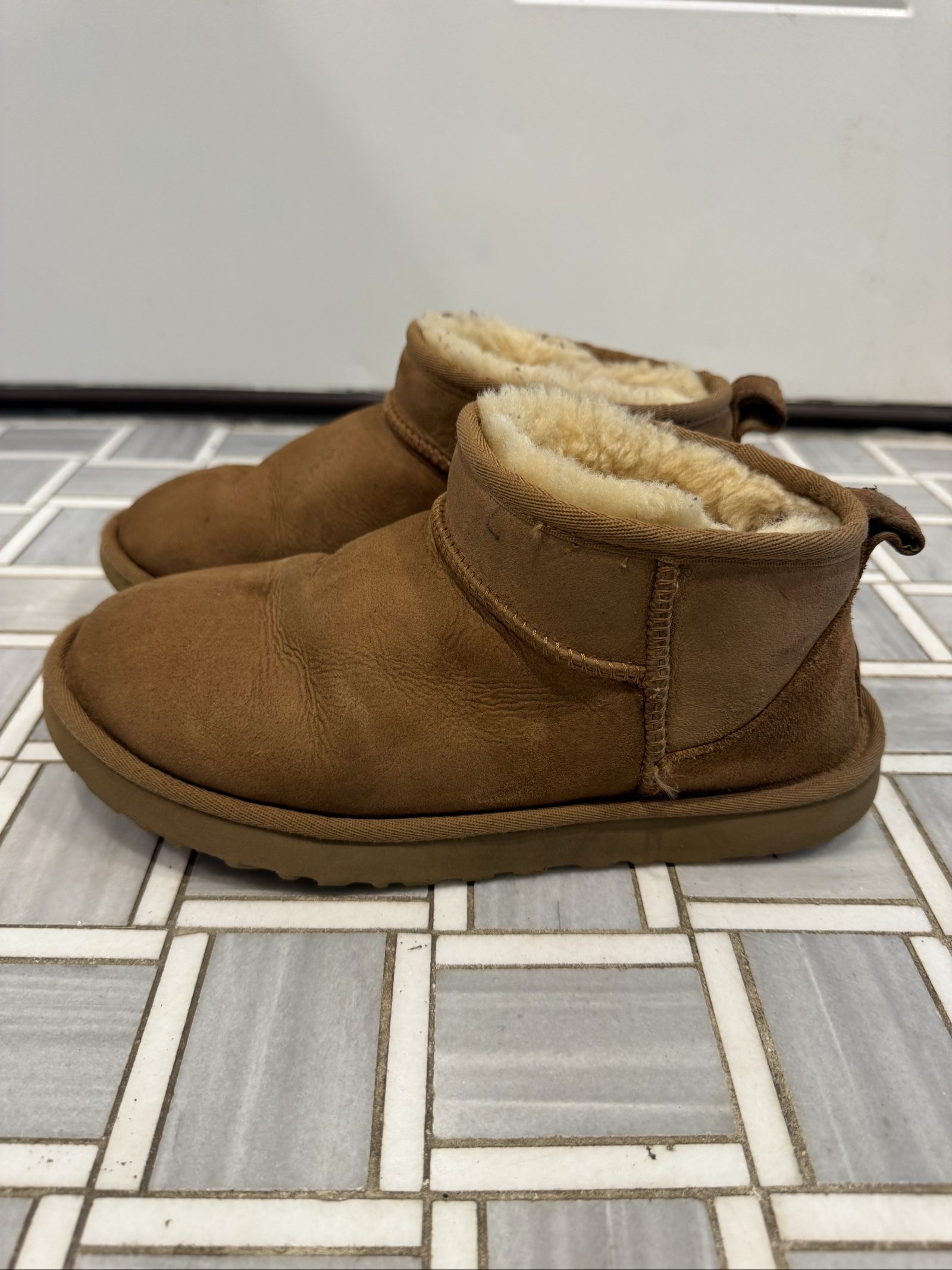 Women’s UGG Classic Ultra Mini Boots – Chestnut – 8 image 3