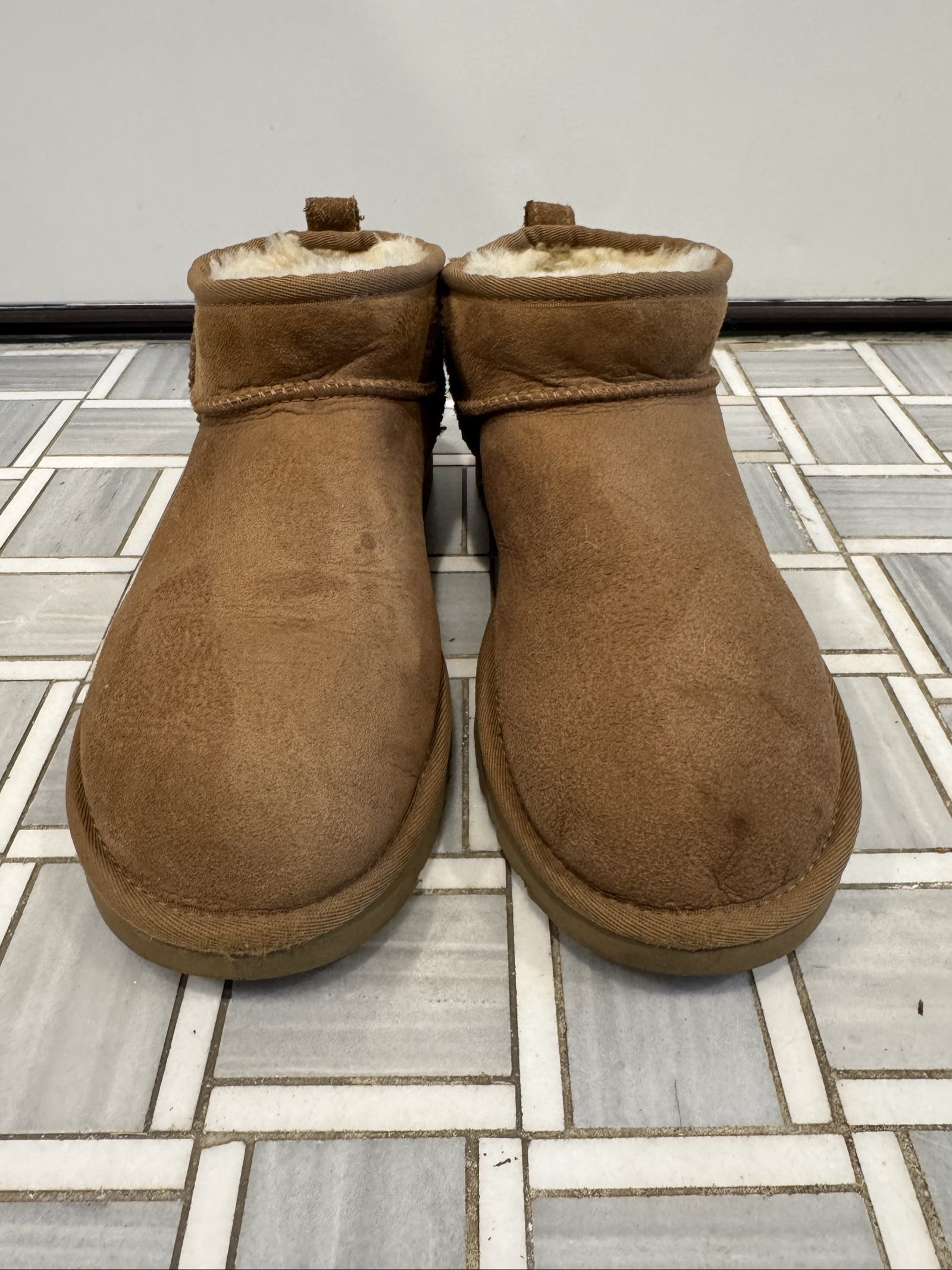 Women’s UGG Classic Ultra Mini – Chestnut - Size 10