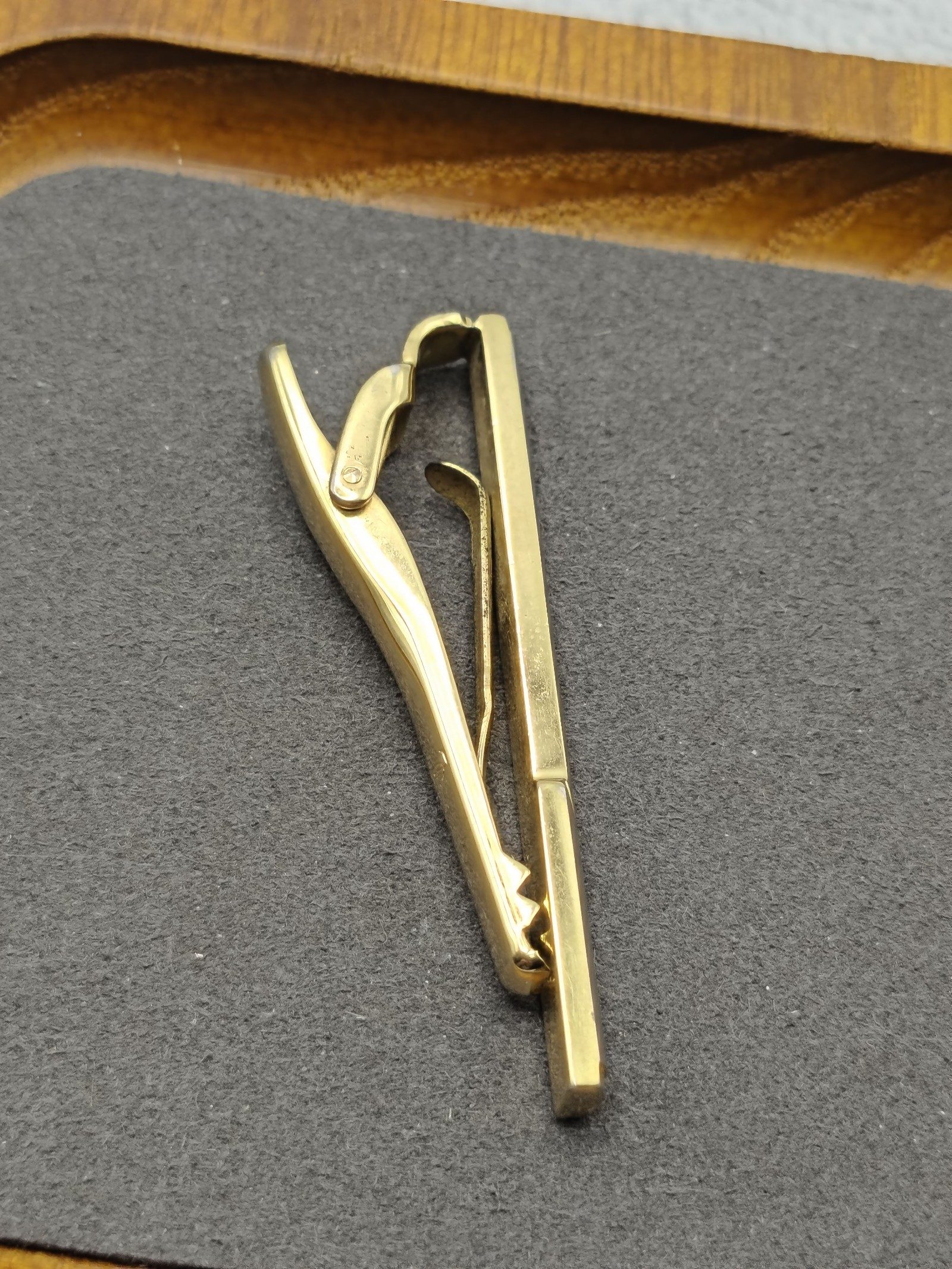 Yves Saint Laurent Gold & Silver Tie Clip image 6
