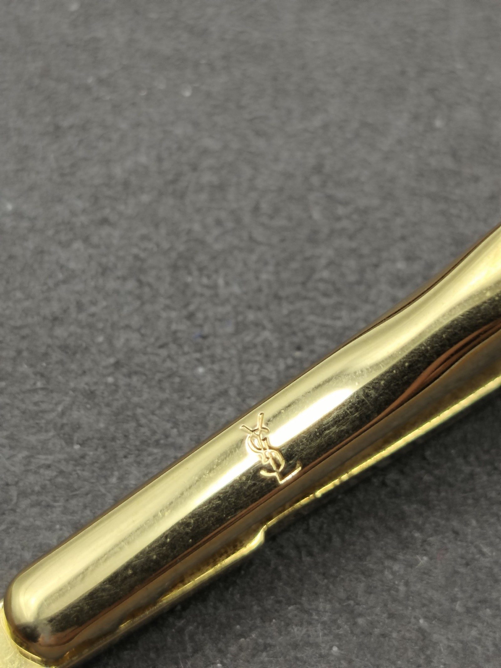 Yves Saint Laurent Gold & Silver Tie Clip image 9