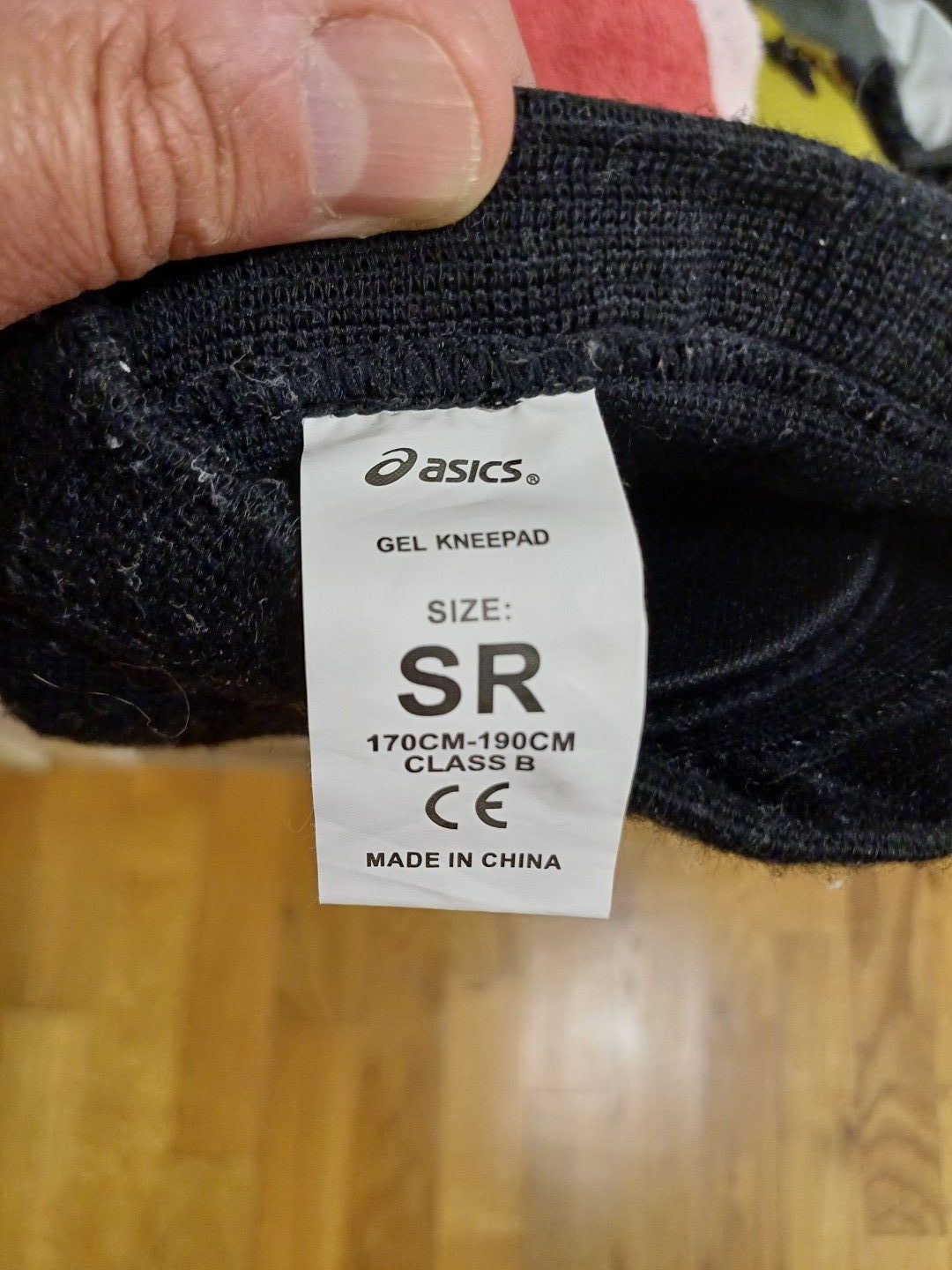 Asics Black Gel Kneepad SR Unisex image 3