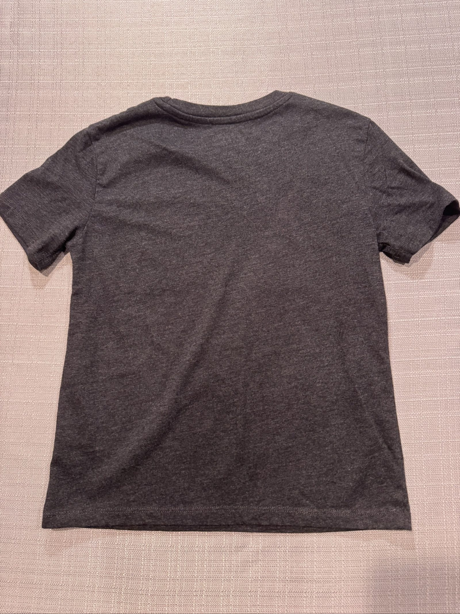 Boys Star Wars Grogu Baby Yoda Graphic T-Shirt – Charcoal Gray – 7/8 image 5