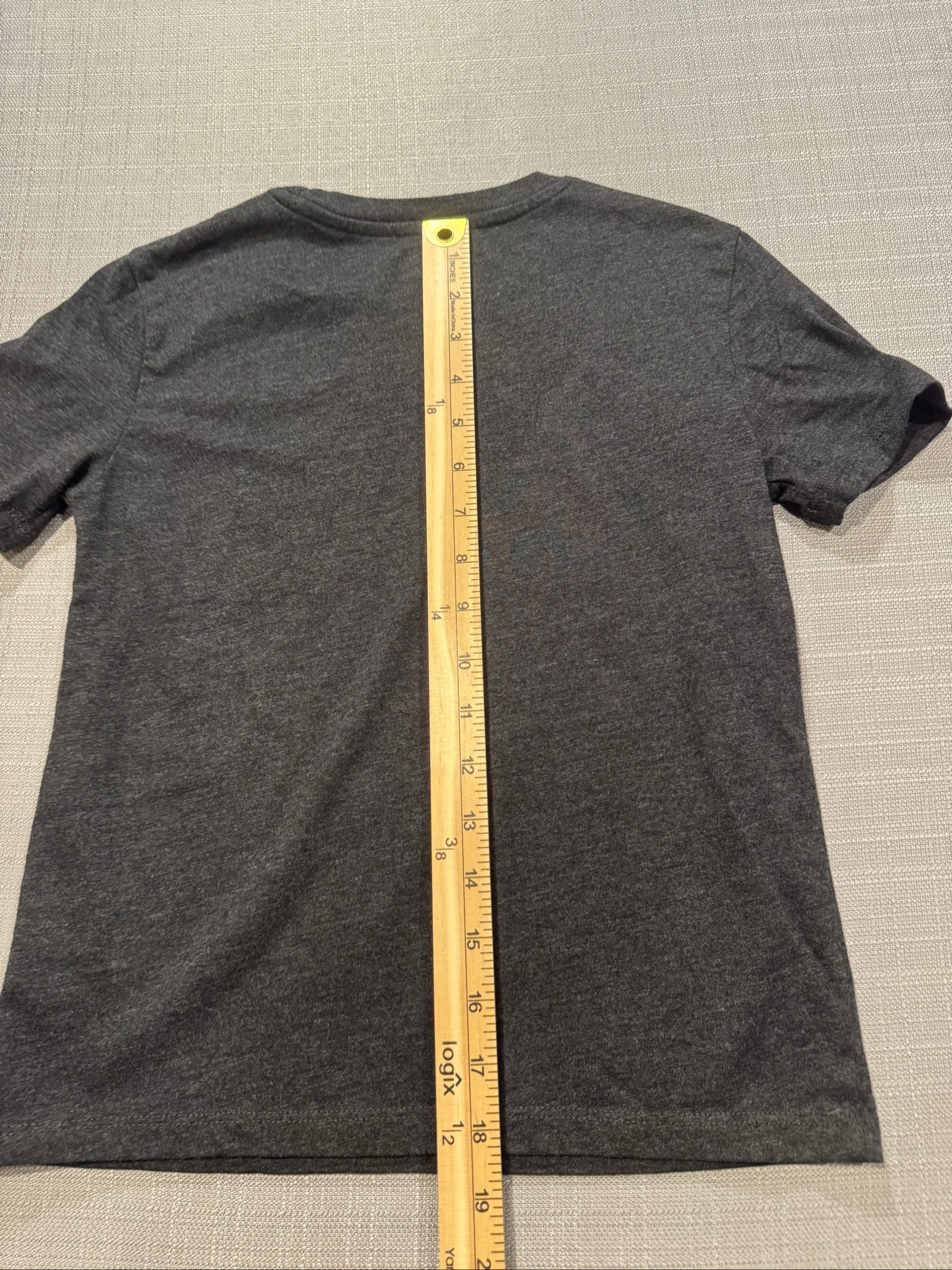 Boys Star Wars Grogu Baby Yoda Graphic T-Shirt – Charcoal Gray – 7/8 image 6