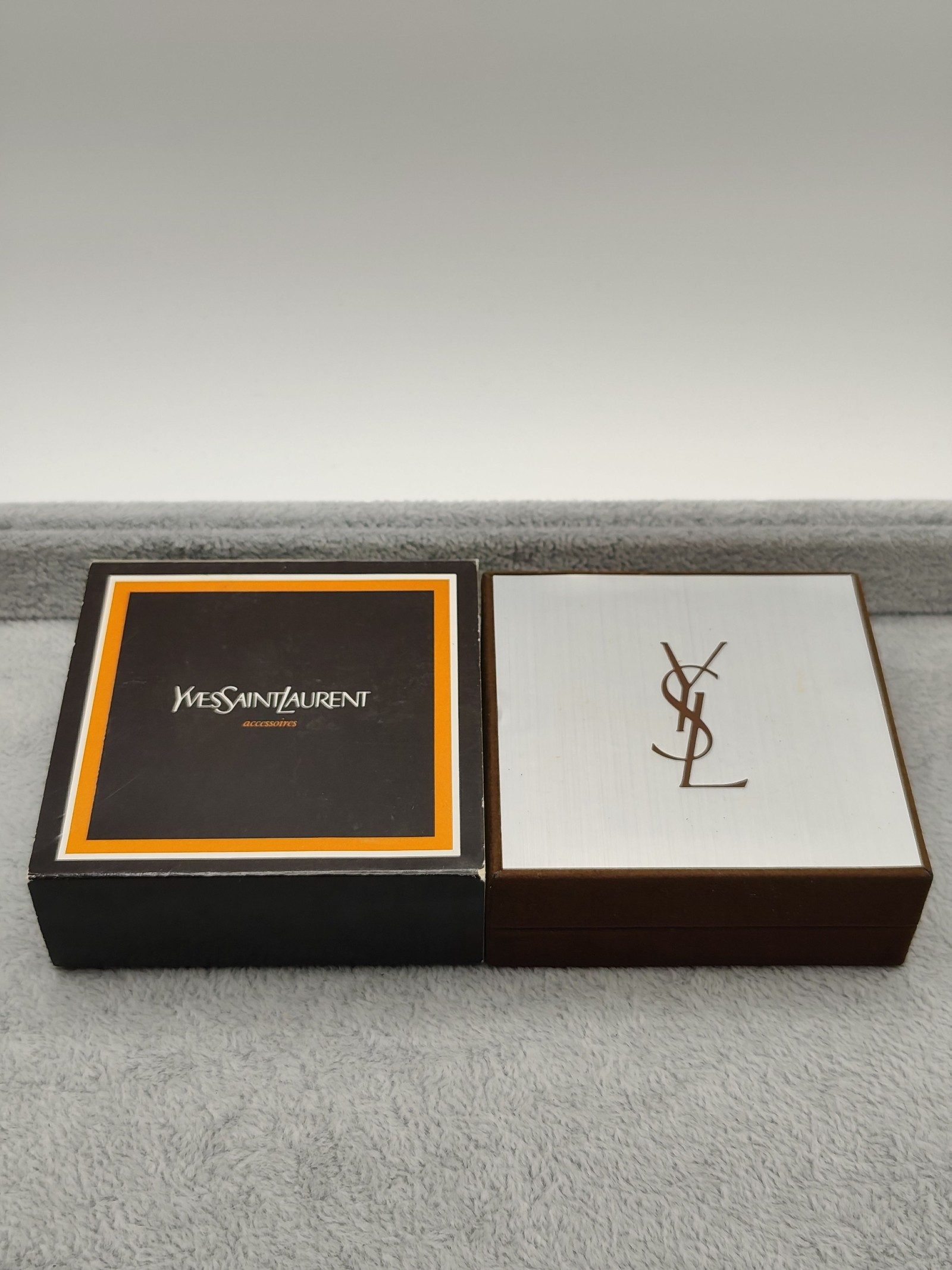 Yves Saint Laurent Gold Tie Clip with Box image 3