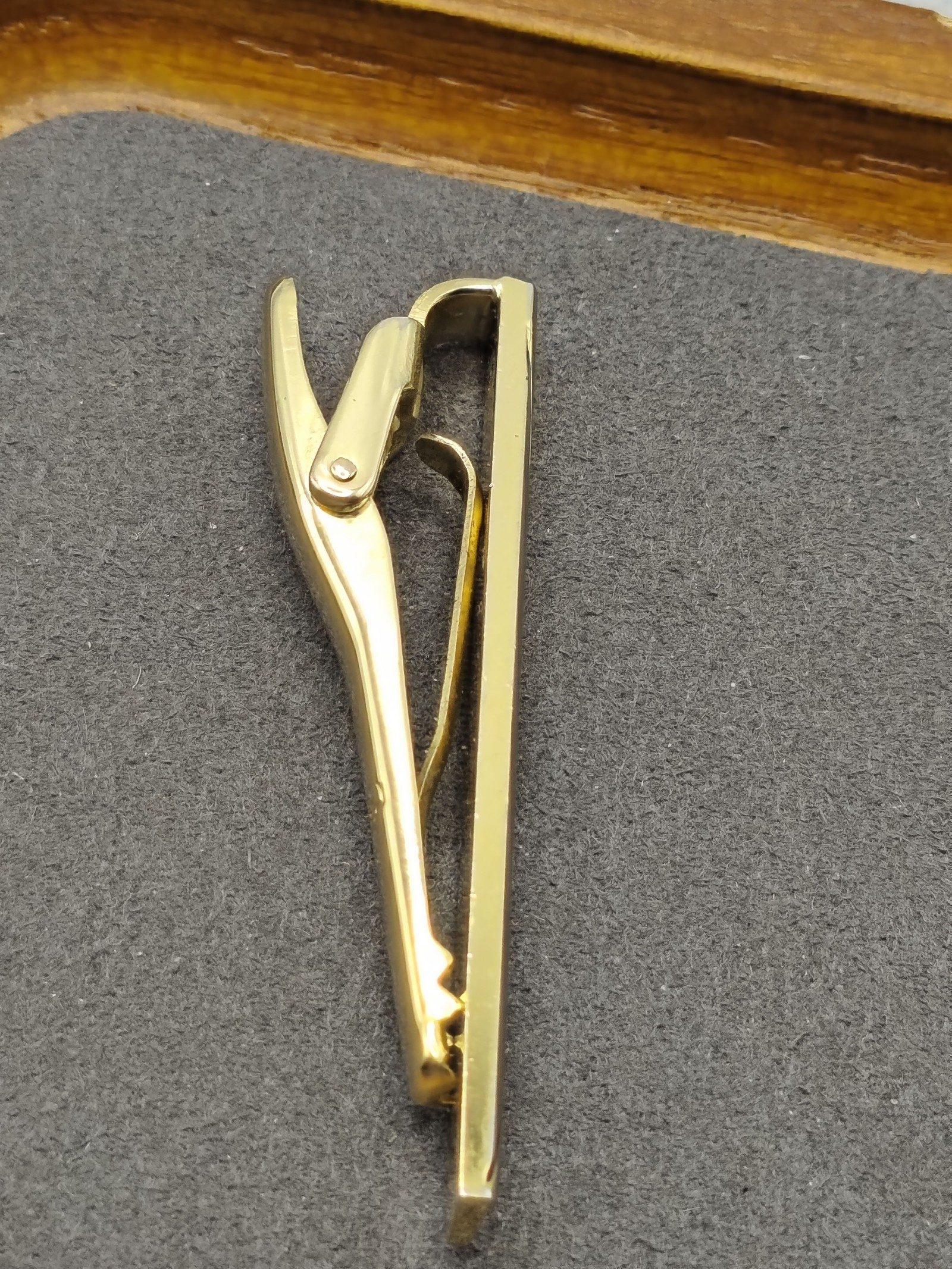 YSL Gold & Silver Men's Tie Clip With Gift Box image 5