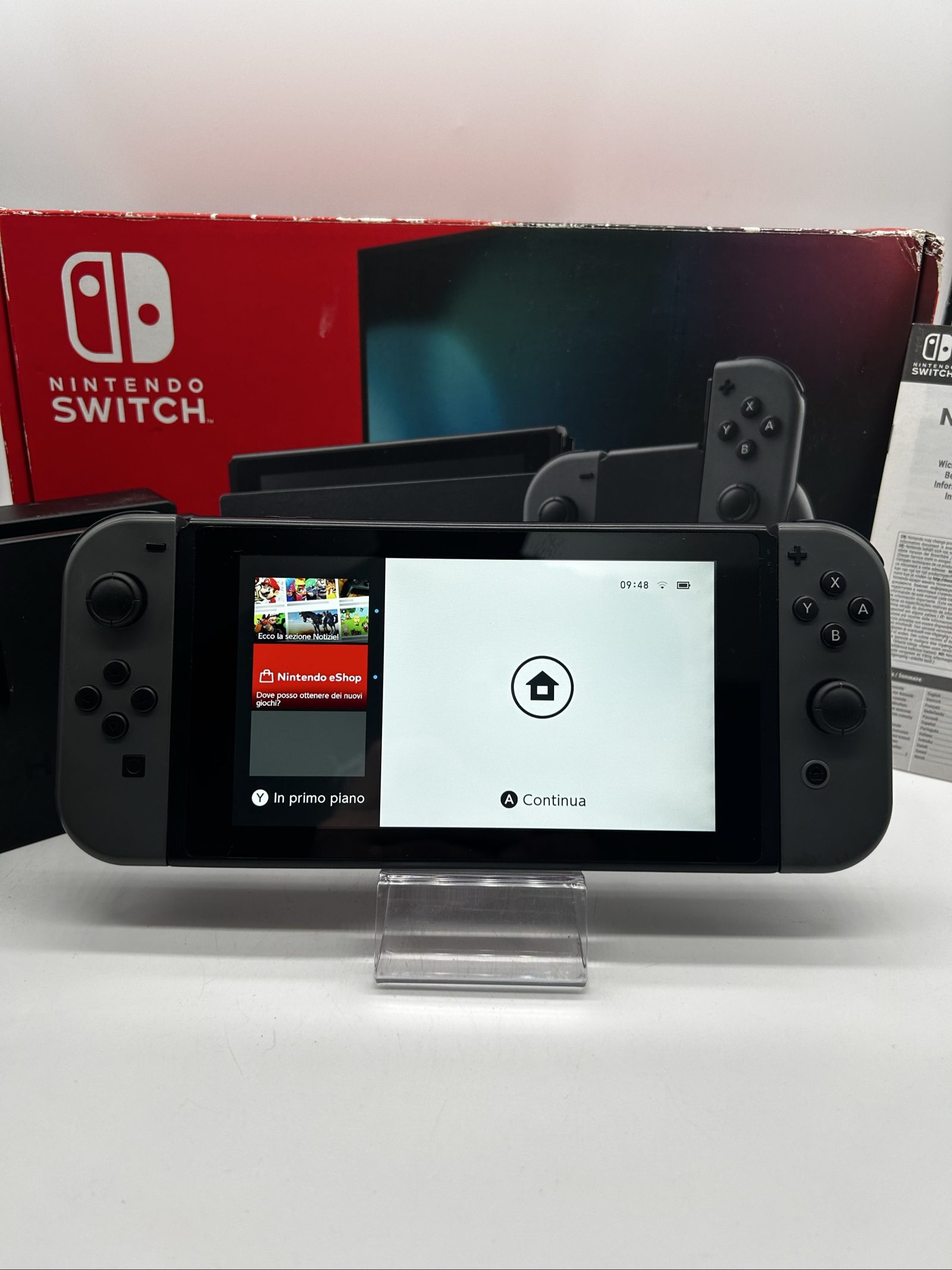 Nintendo Switch V2 Grigia + Scatola + Accessori Originali – Ottime Condizioni image 2