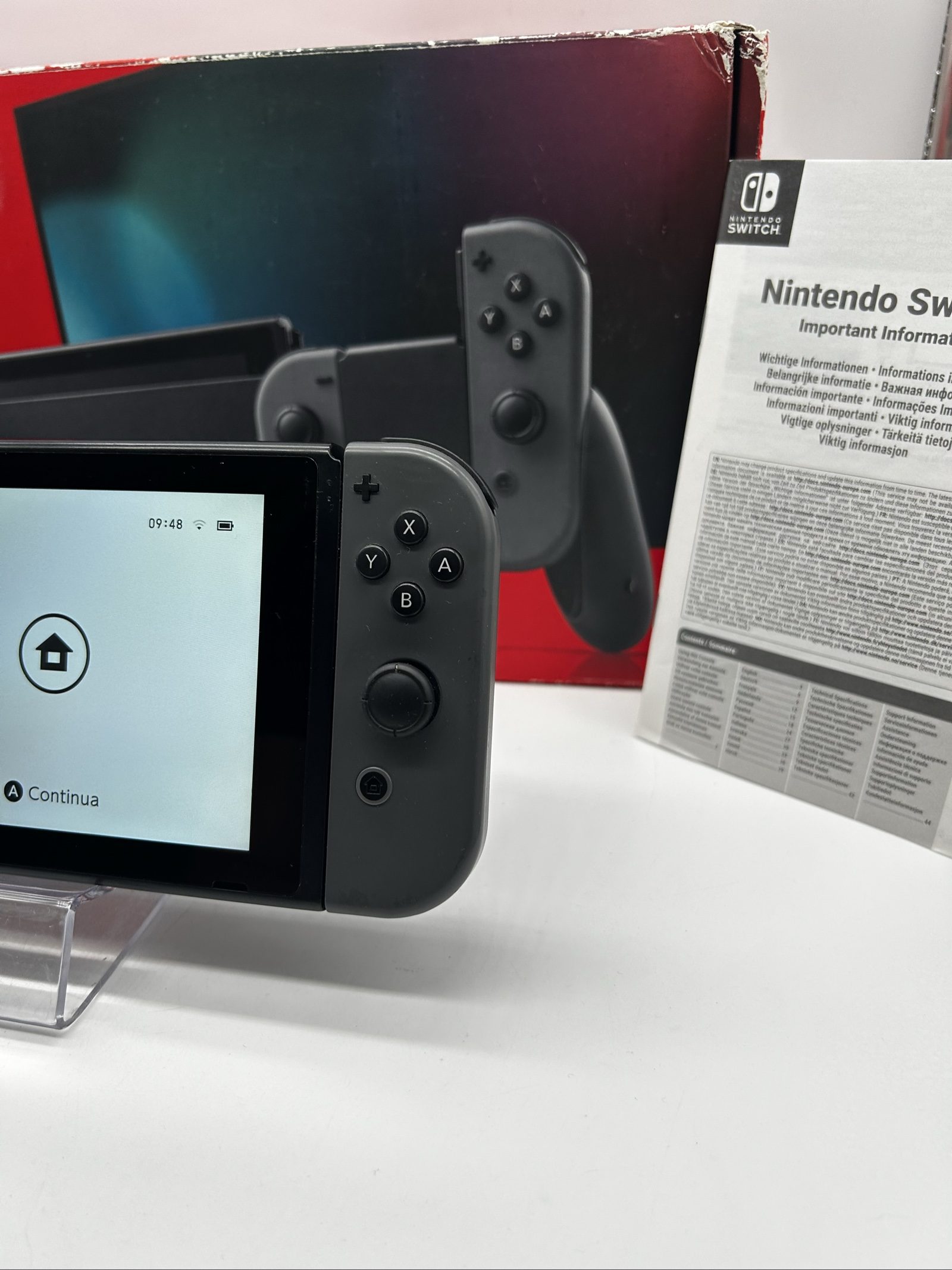 Nintendo Switch V2 Grigia + Scatola + Accessori Originali – Ottime Condizioni image 3