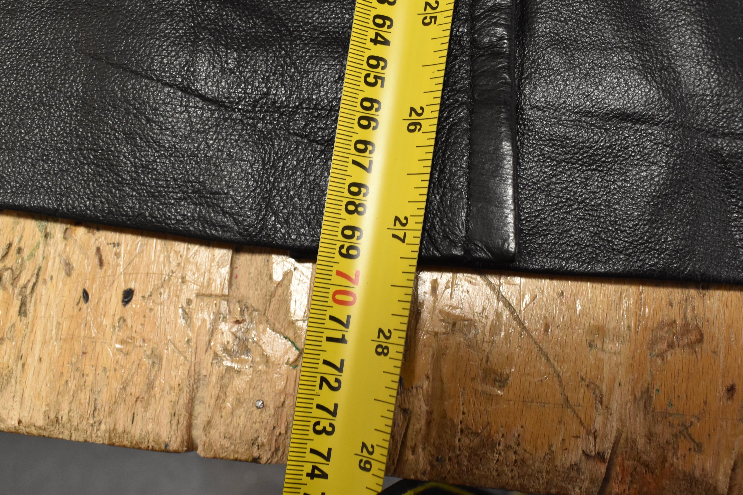 Worthington Black Genuine Leather Blazer Jacket Large image 6